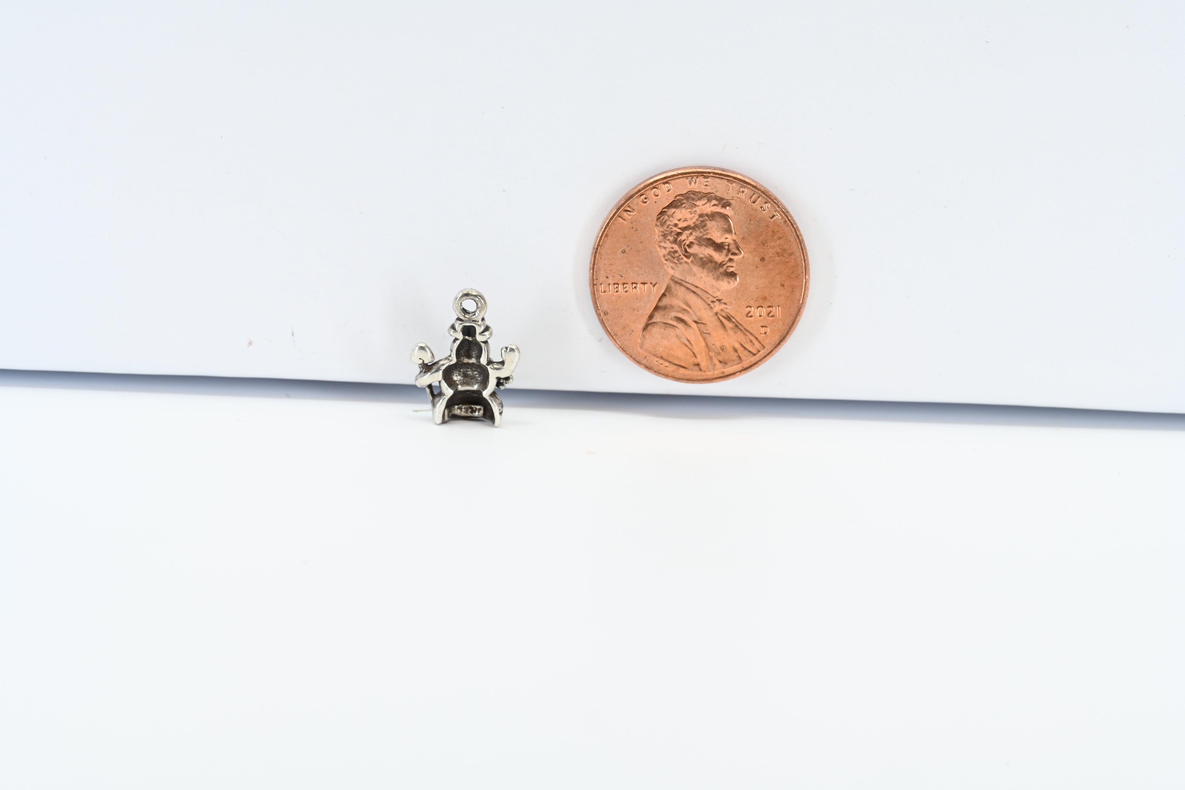 Sterling Silver Snowman Charm