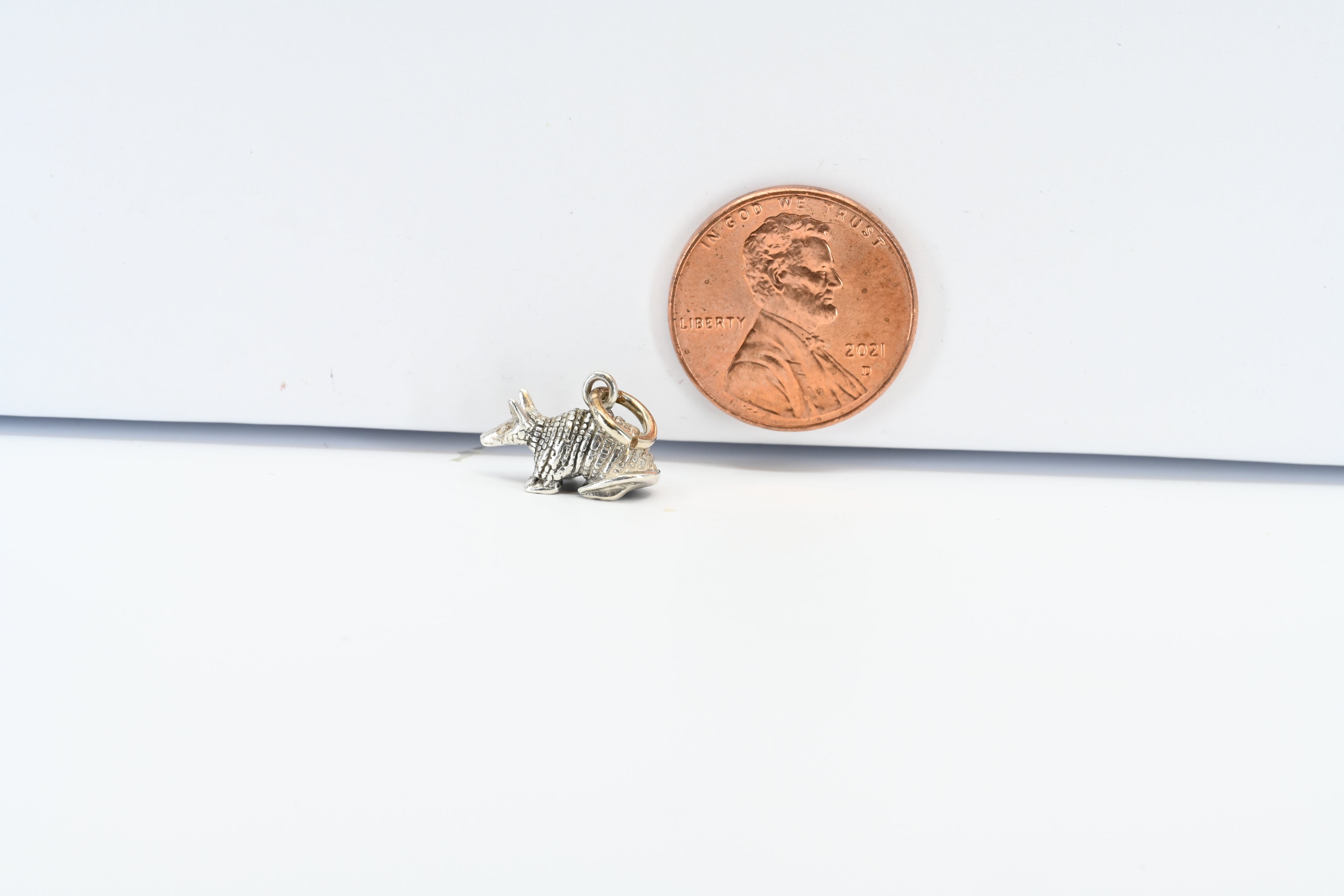 Sterling Silver Armadillo Charm