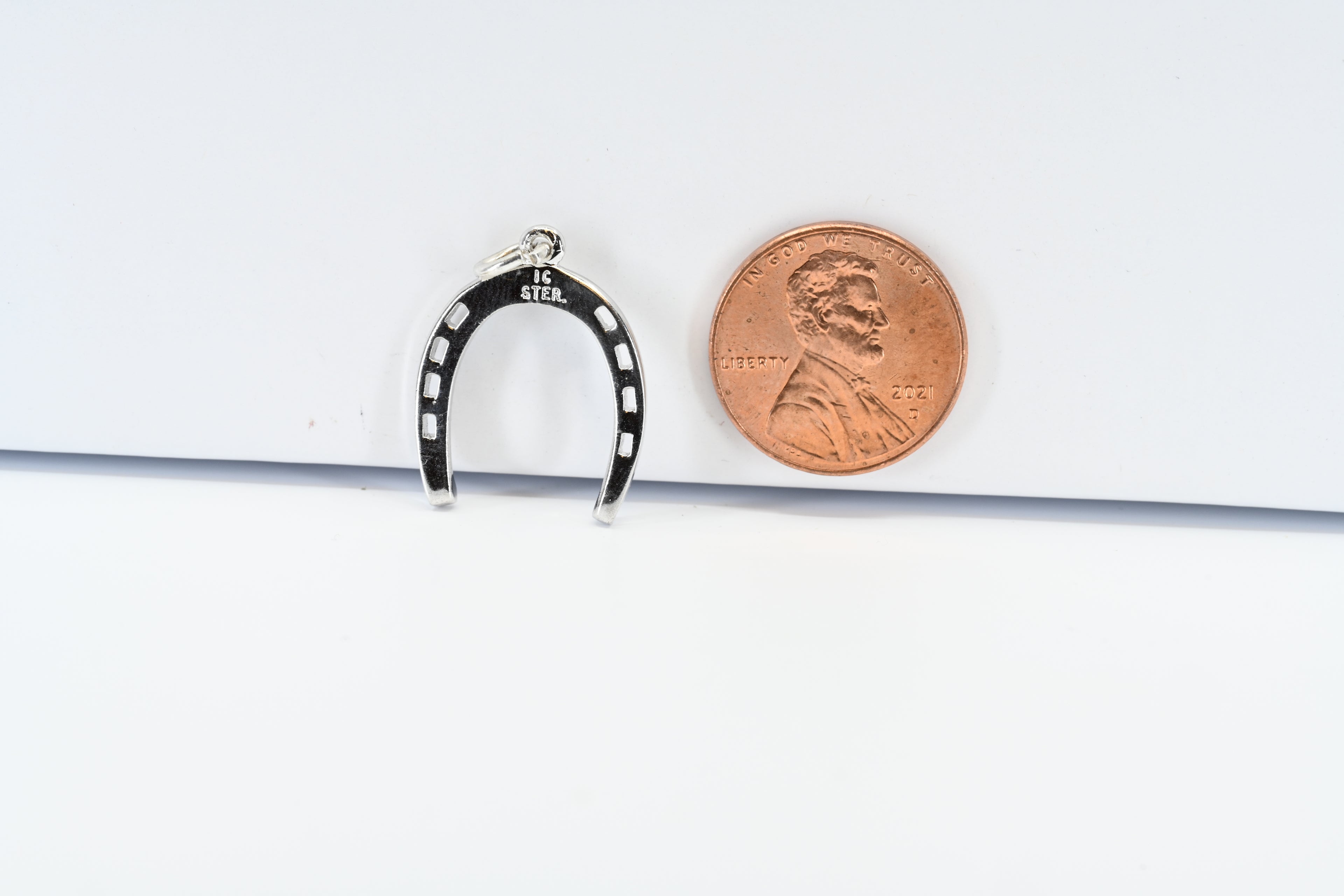 Sterling Silver Lucky Horse Shoe Charm