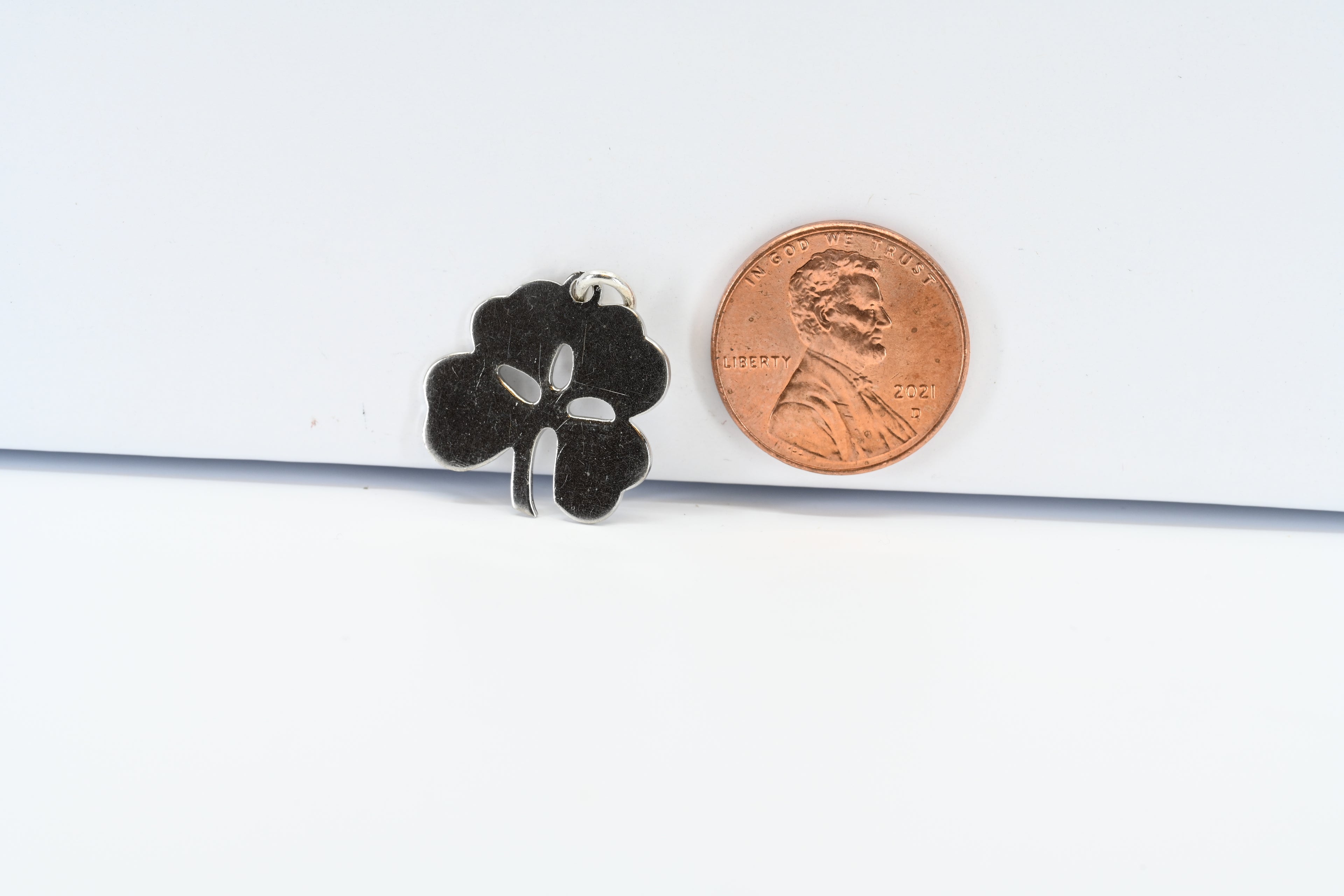 Sterling Silver 4 Leaf Clover Charm