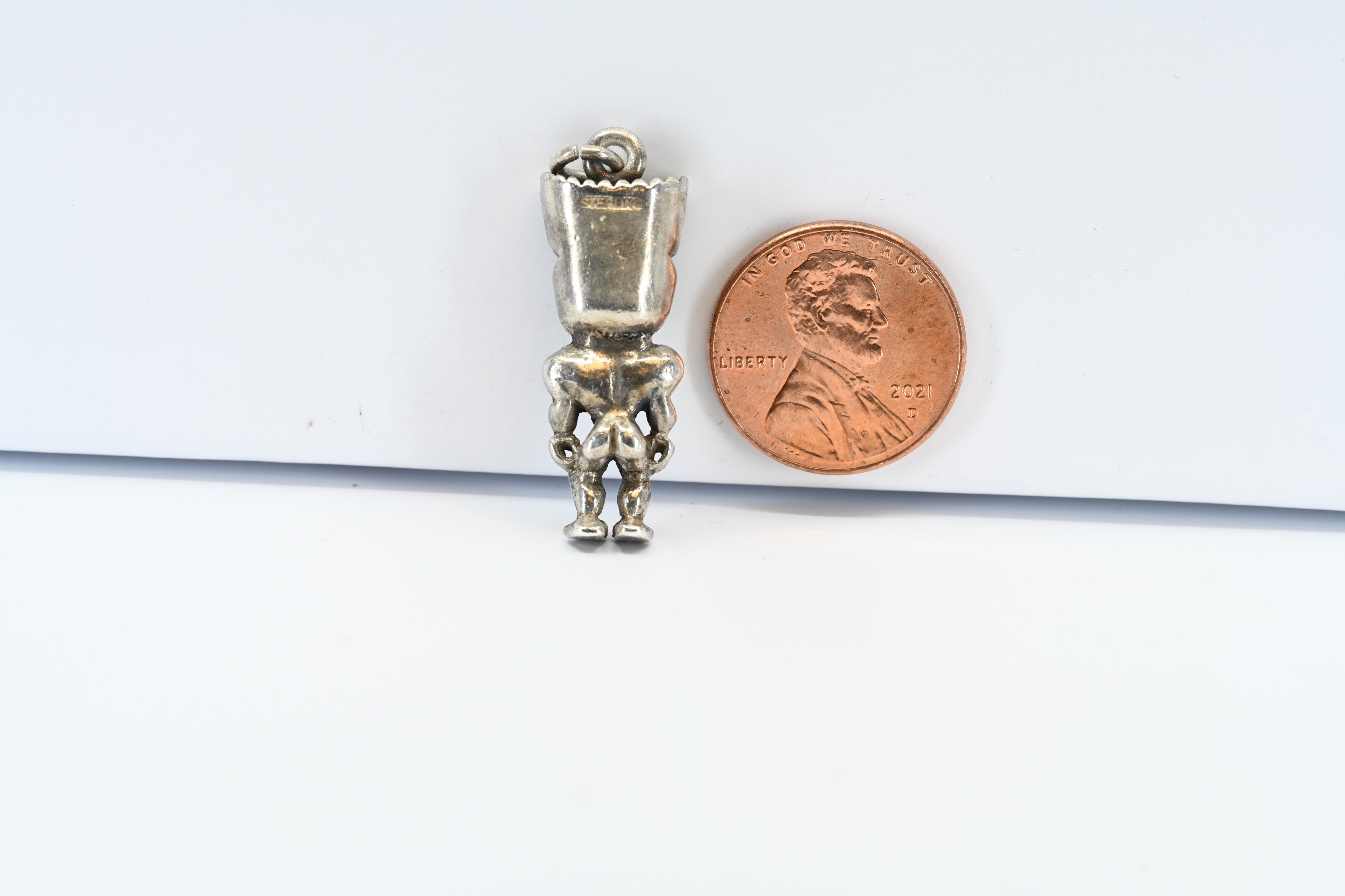 Sterling Silver Tiki Man Charm