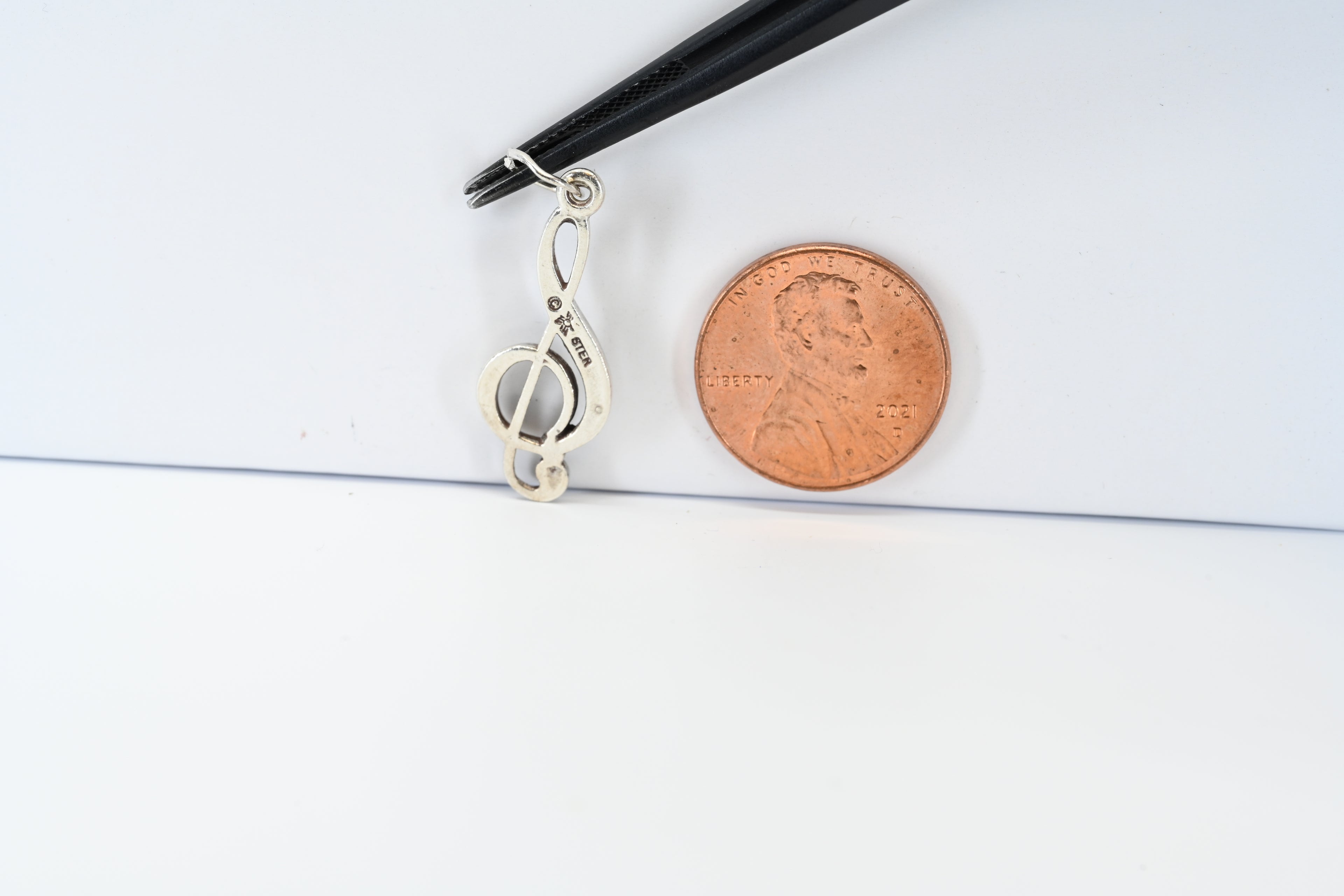 Sterling Silver Music Note Charm