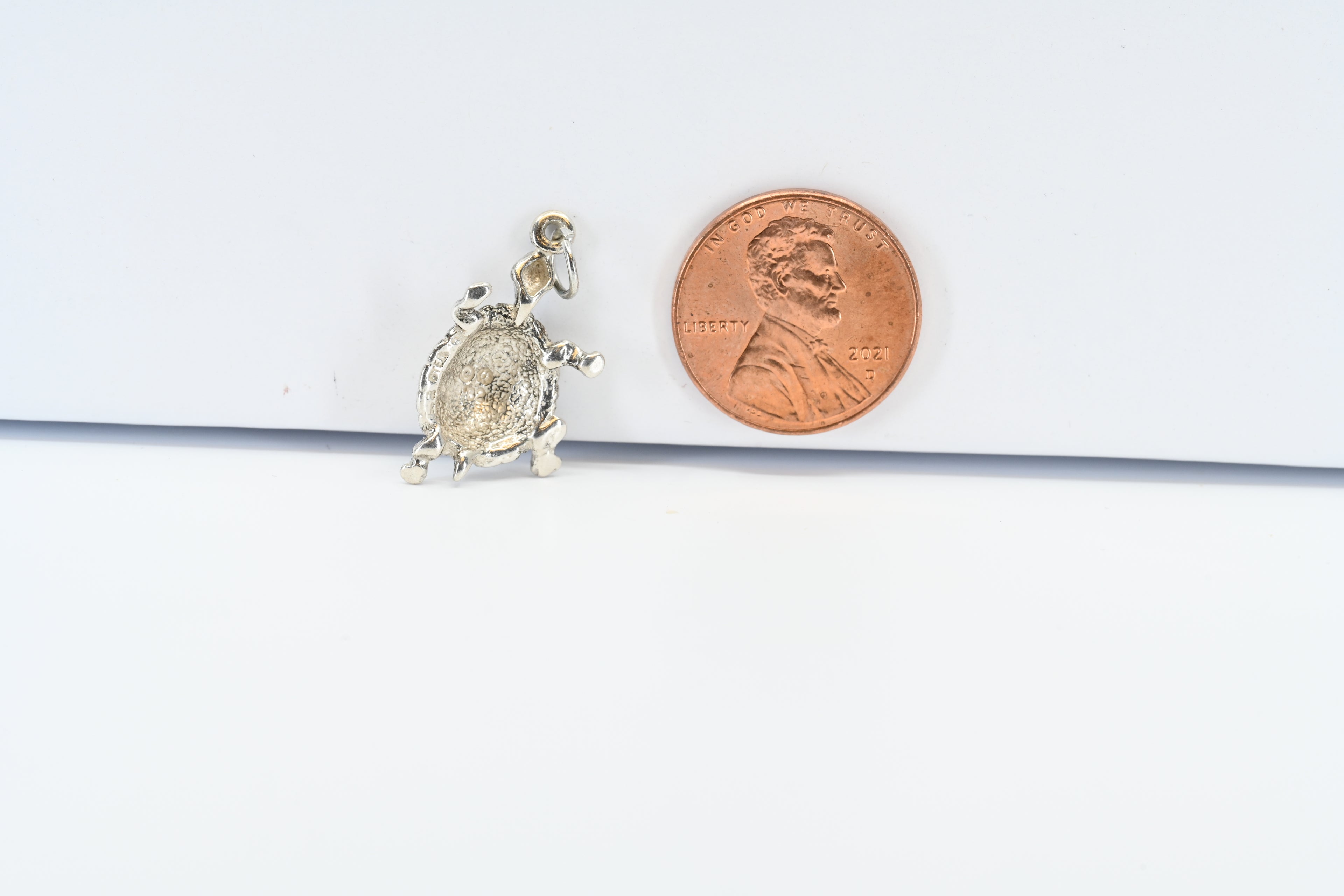 Sterling Silver  Sea Turtle  Charm