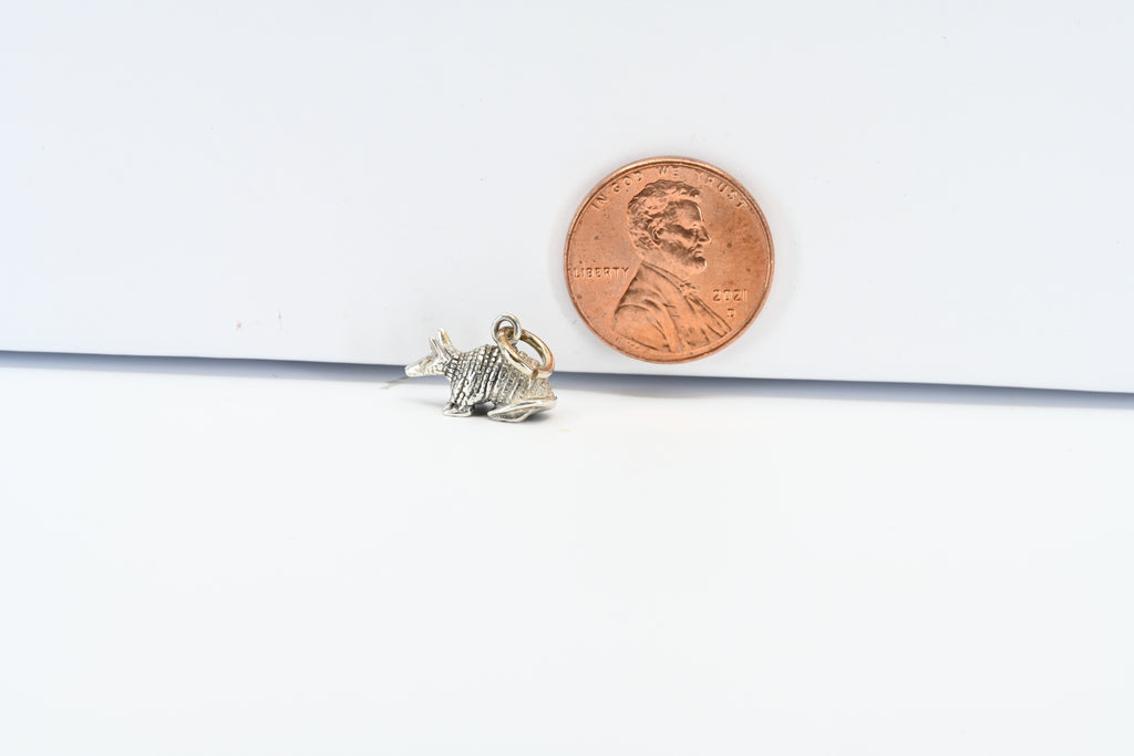 Sterling Silver Armadillo Charm