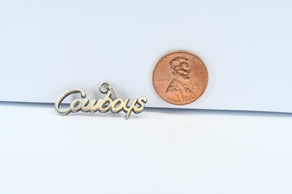 Sterling Silver Cowboy Charm