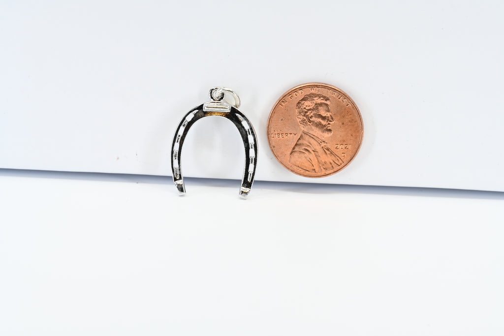 Sterling Silver Lucky Horse Shoe Charm