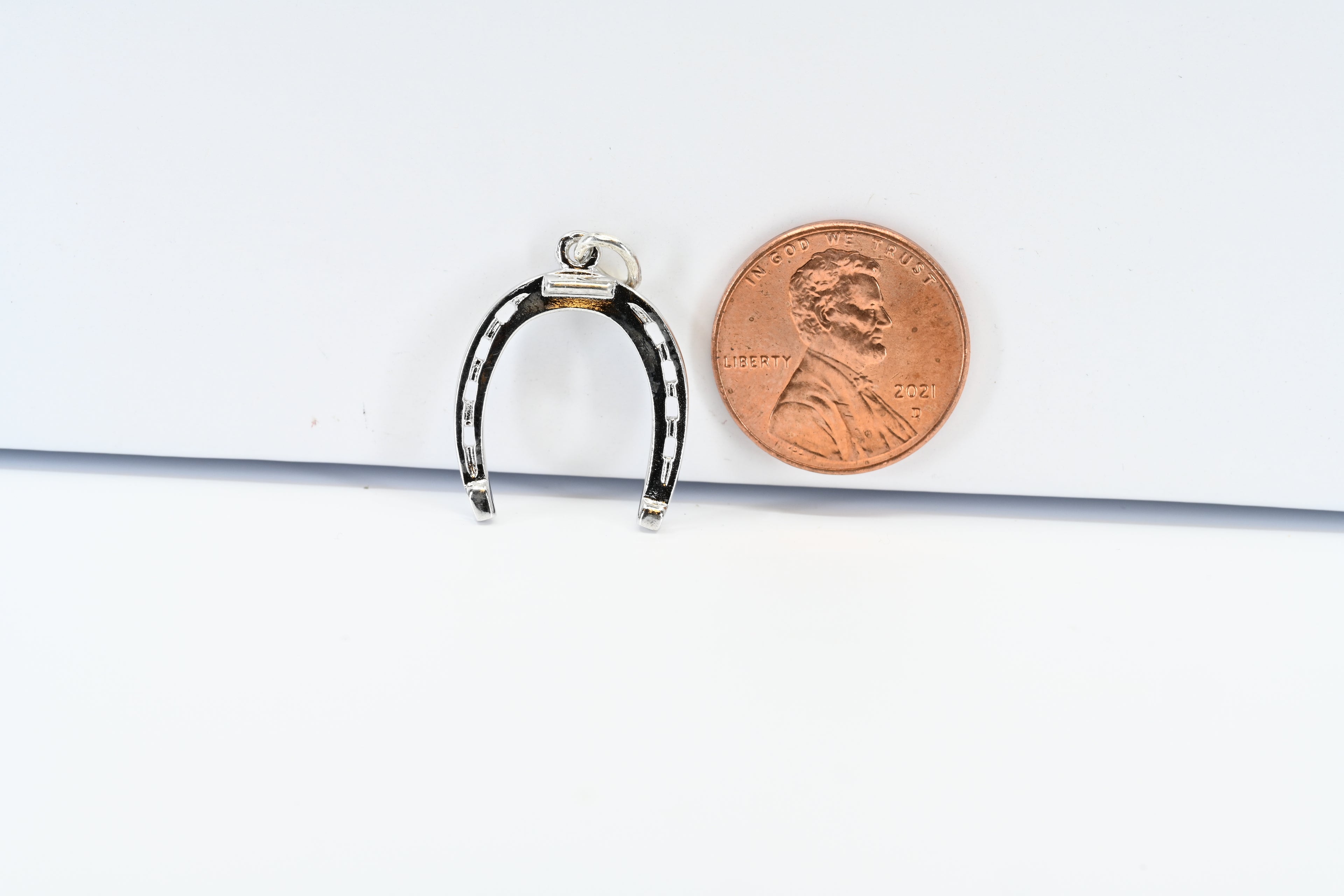 Sterling Silver Lucky Horse Shoe Charm