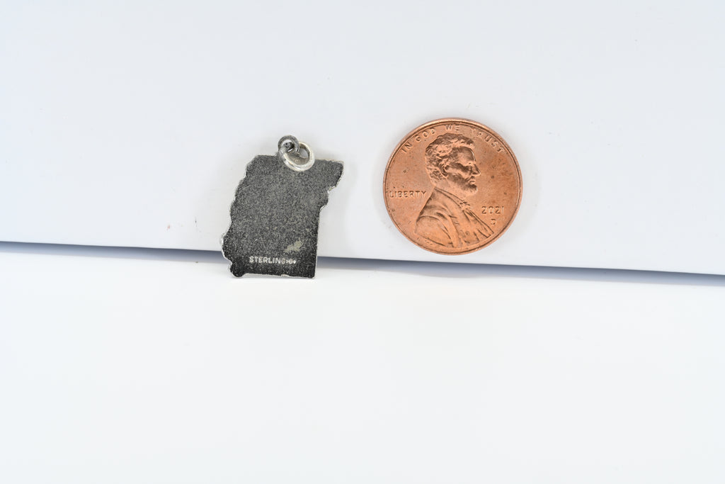 Sterling Silver  Missouri State Charm