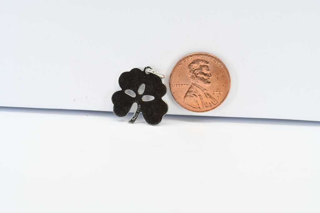 Sterling Silver 4 Leaf Clover Charm