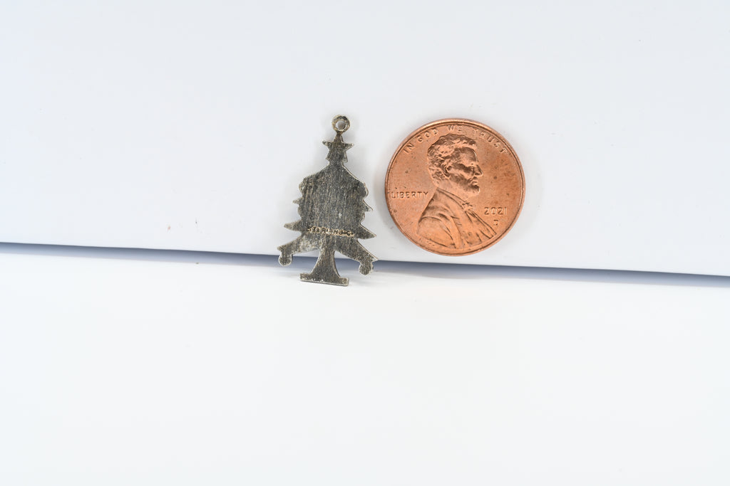Sterling Silver Christmas Tree Charm