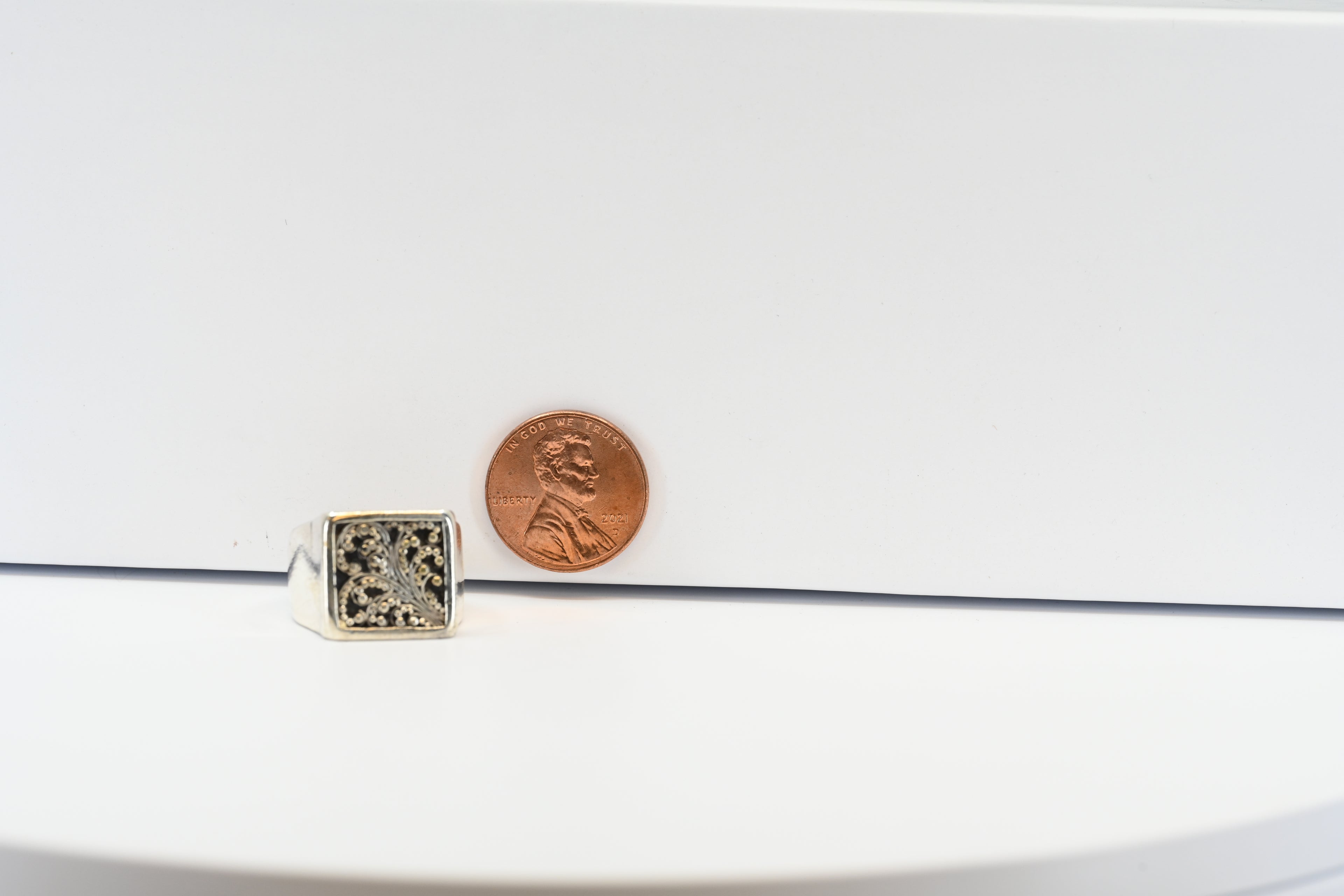 Sterling Silver Signet Style Ring