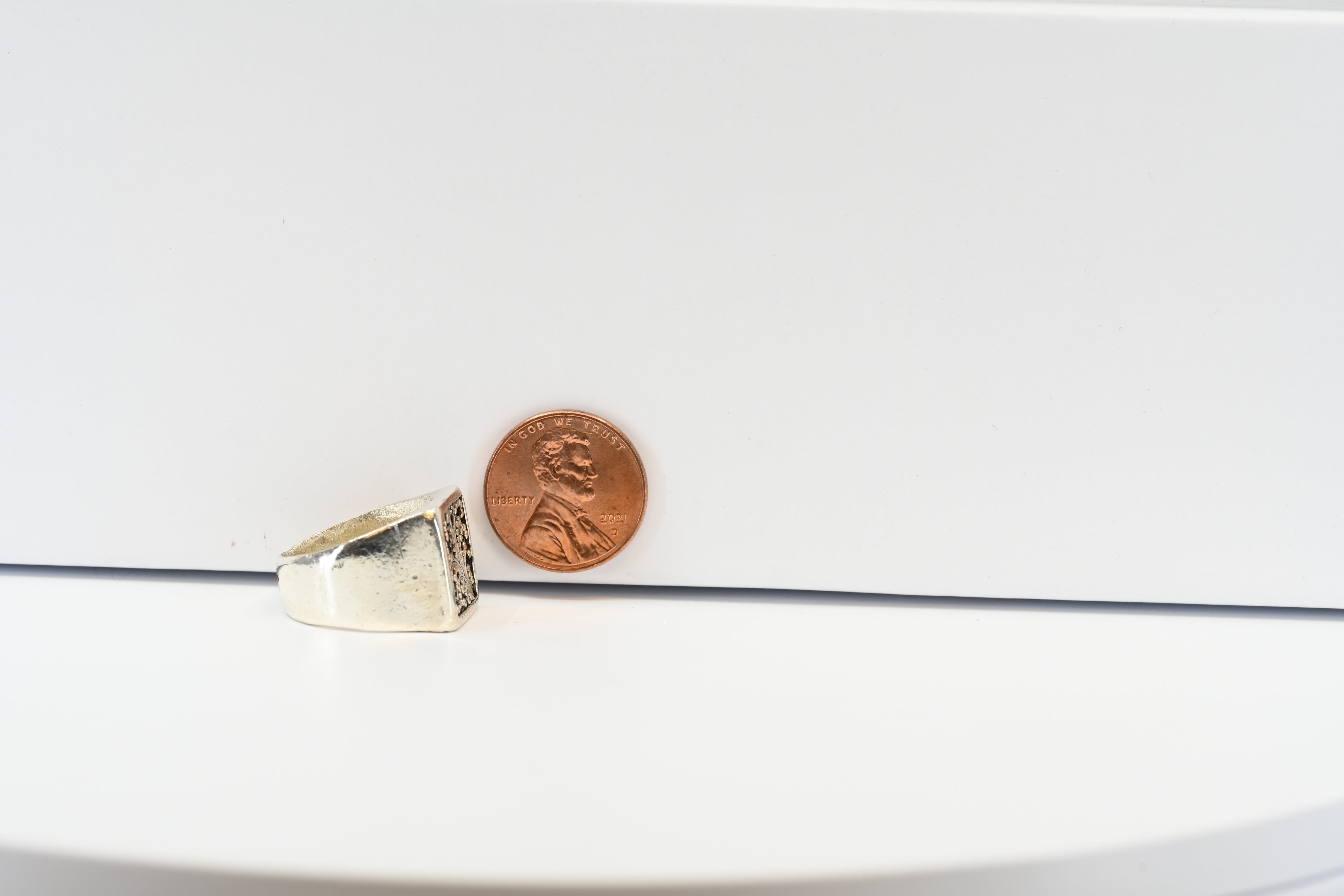 Sterling Silver Signet Style Ring