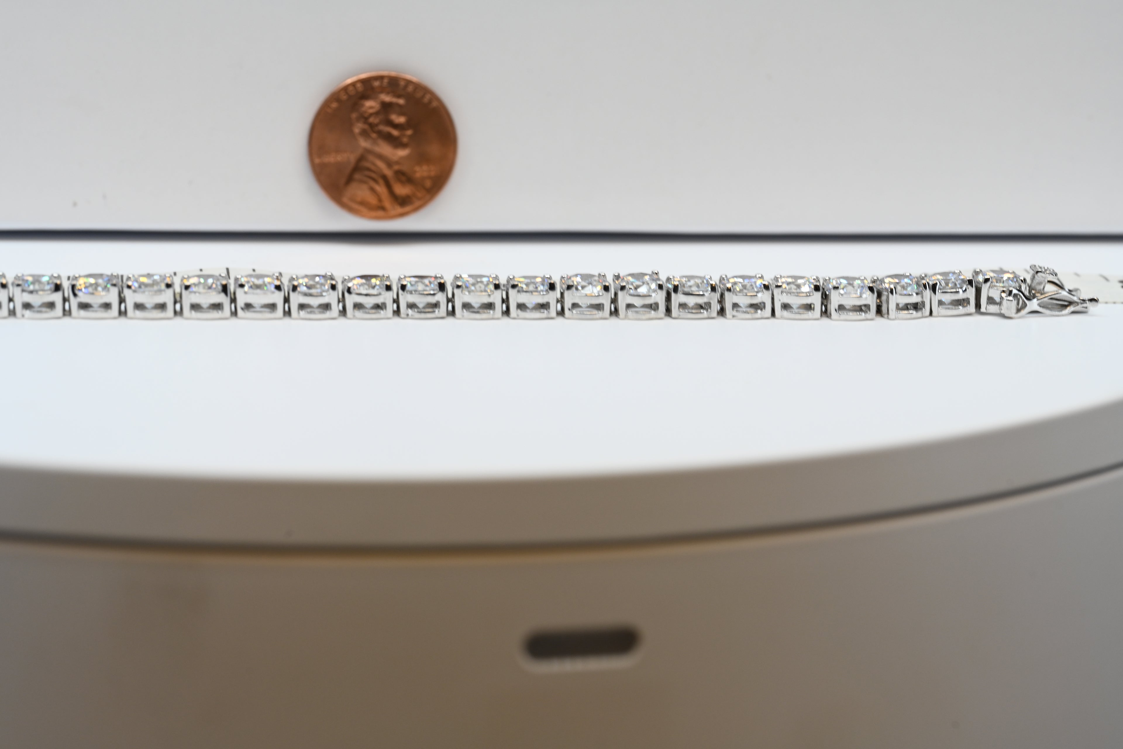 Sterling Silver Cubic Zirconia Tennis Bracelet