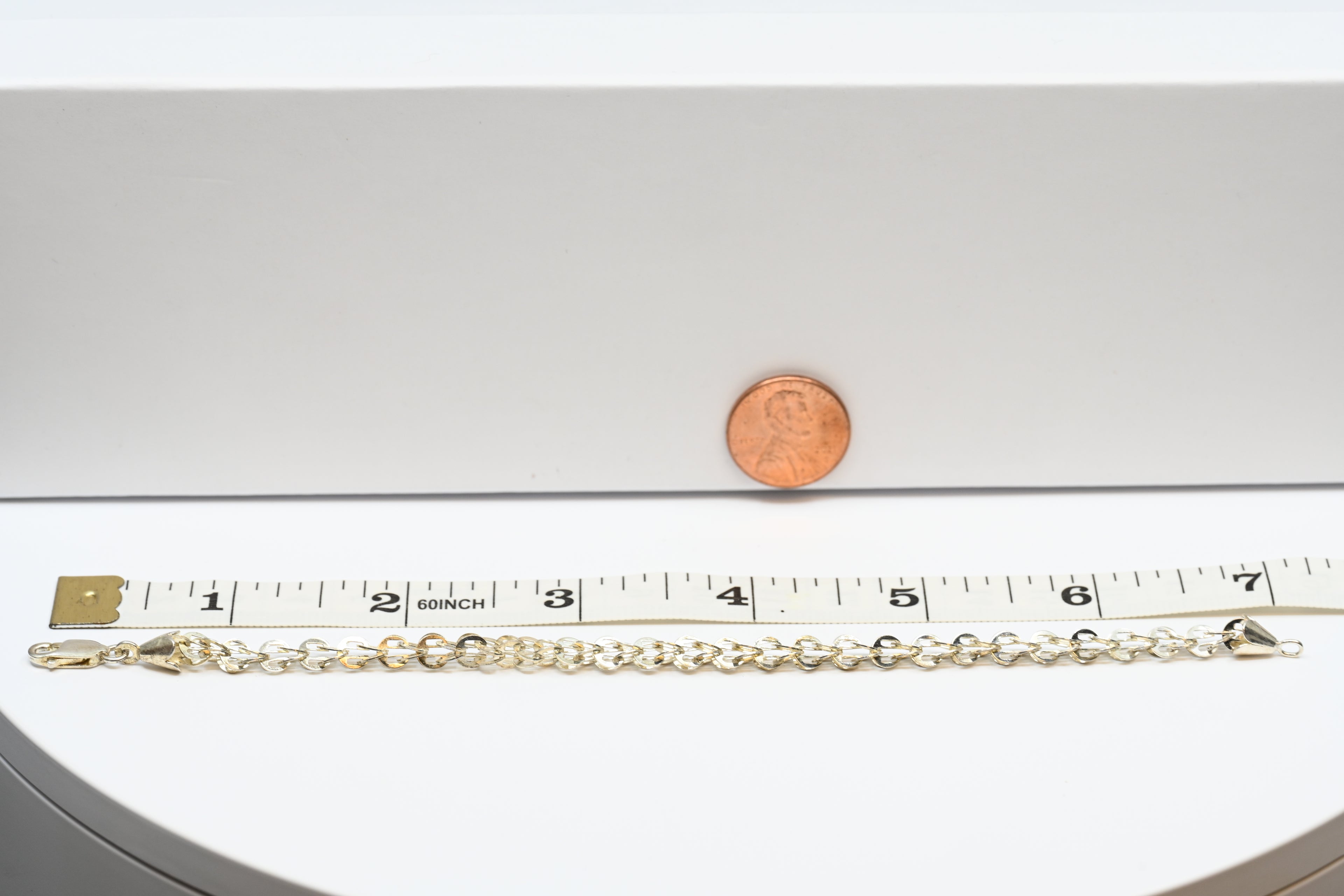 Sterling Silver  Fancy Link Bracelet