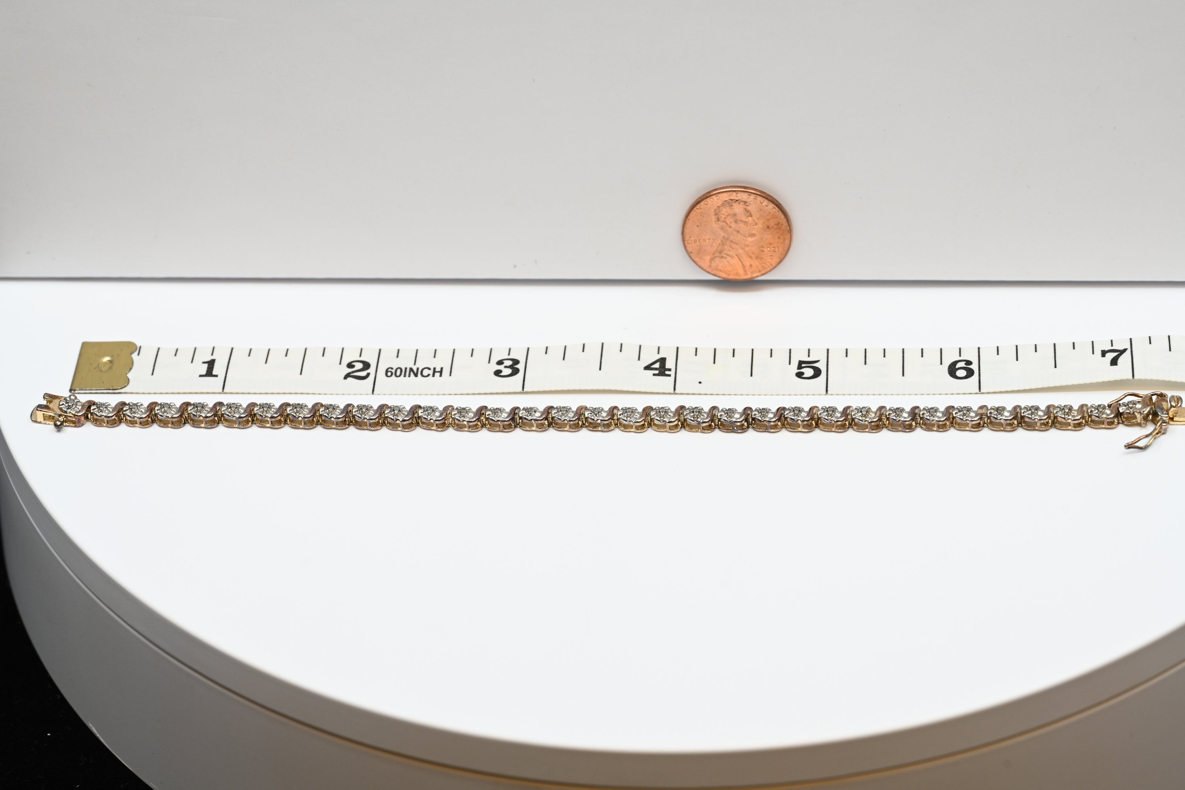 Sterling Silver Line  Bracelet