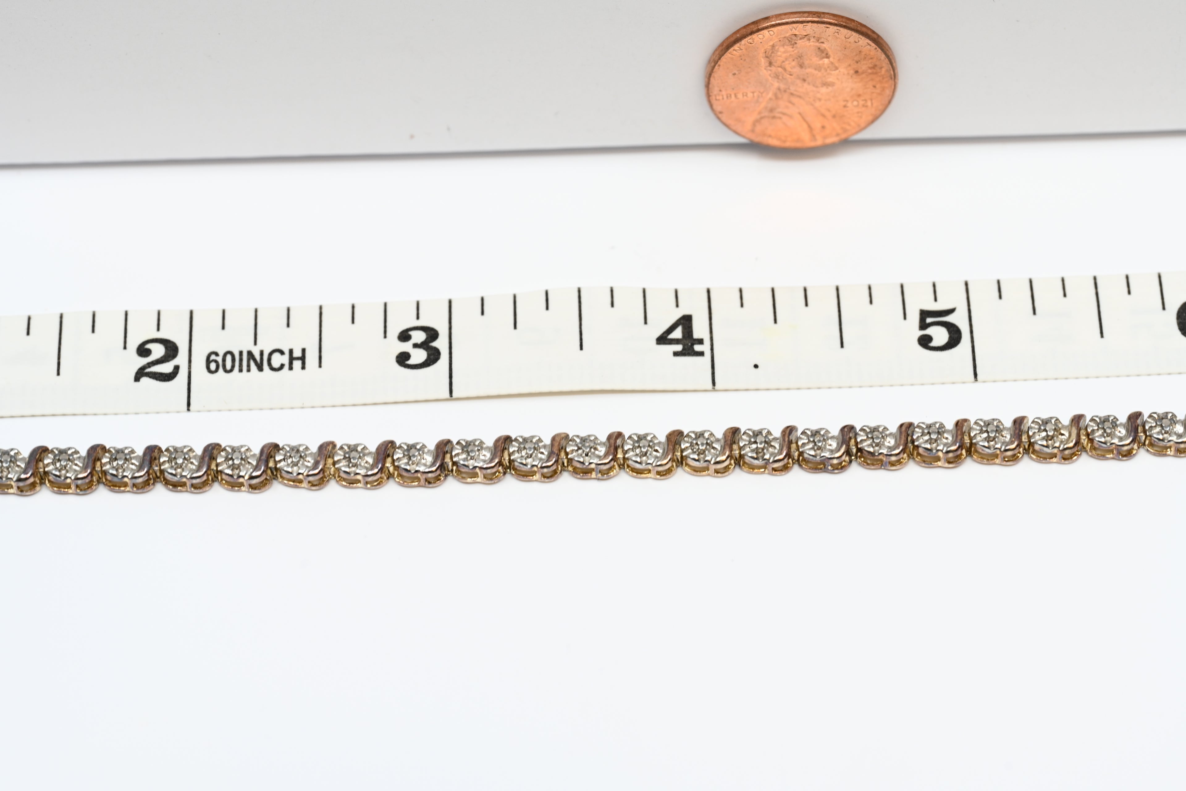 Sterling Silver Line  Bracelet