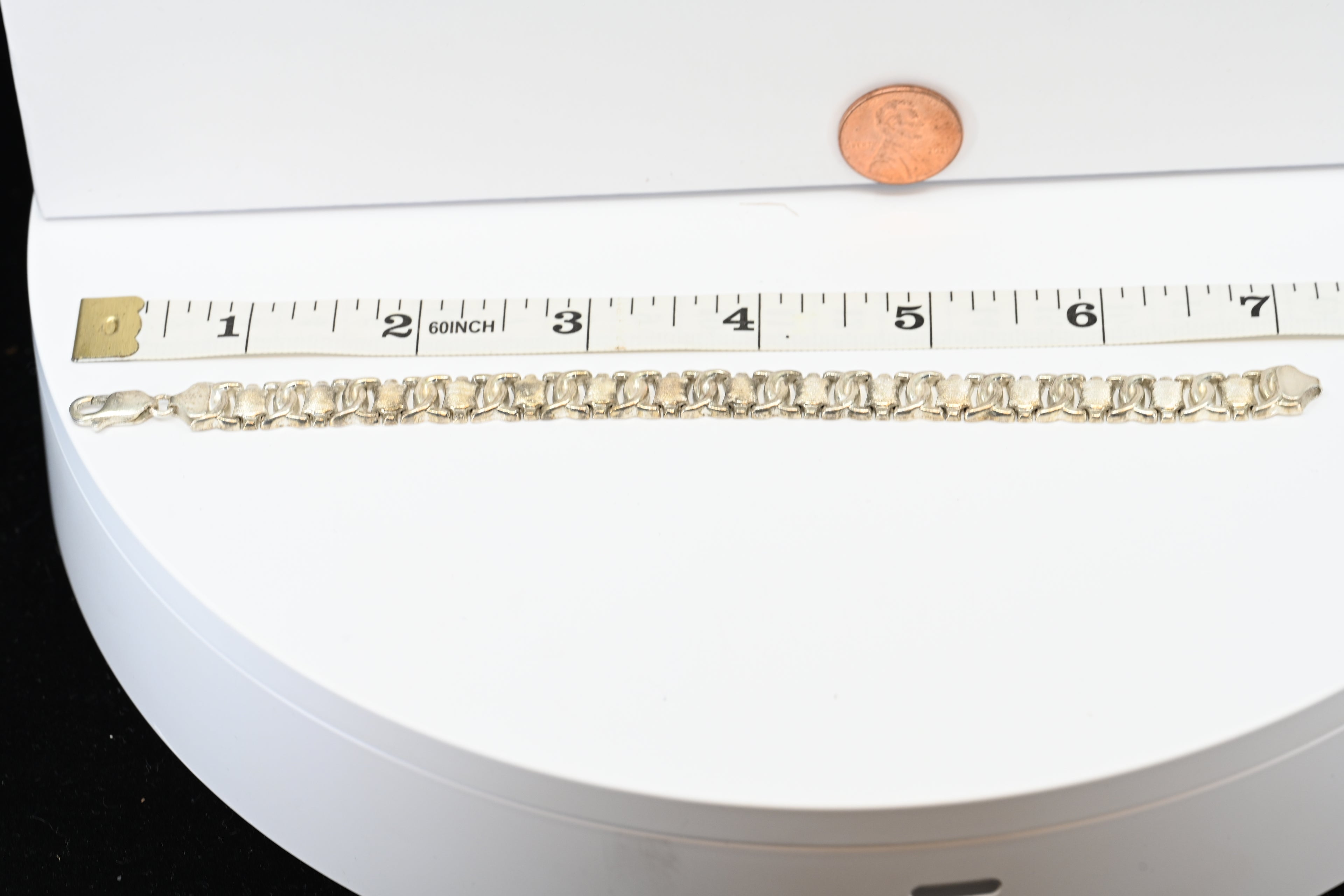 Sterling Silver Fancy Link Bracelet