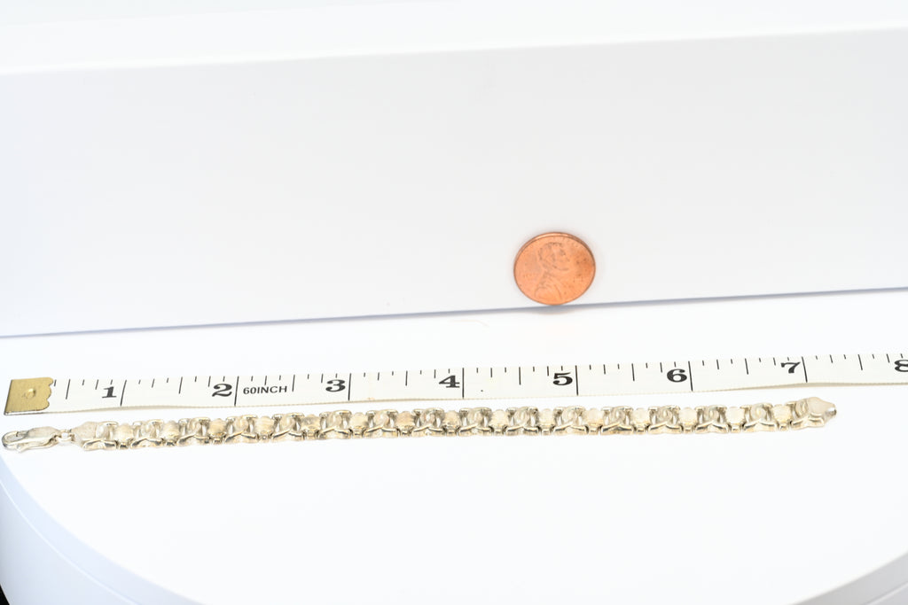 Sterling Silver Fancy Link Bracelet