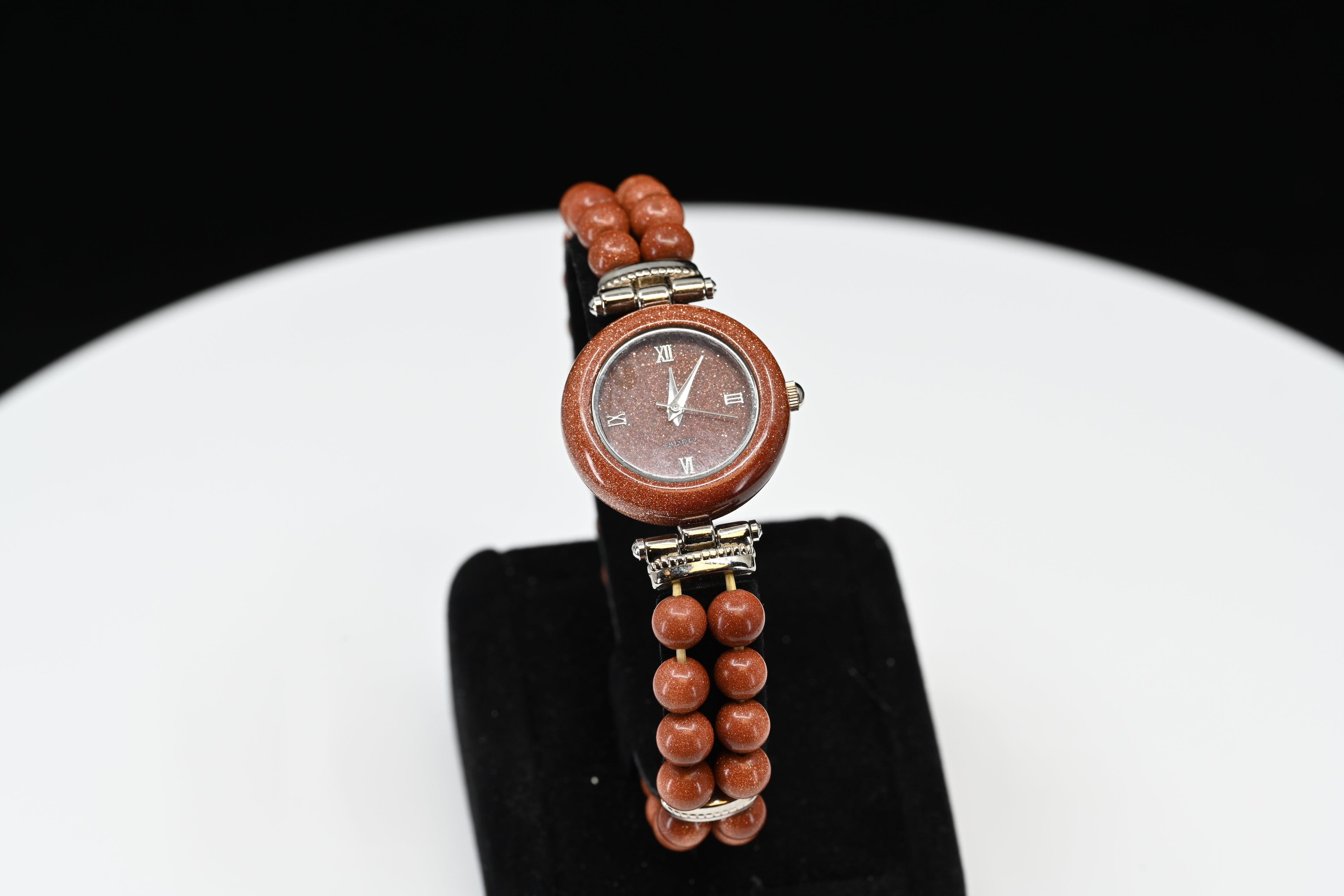 Goldstone Beaded Watch.