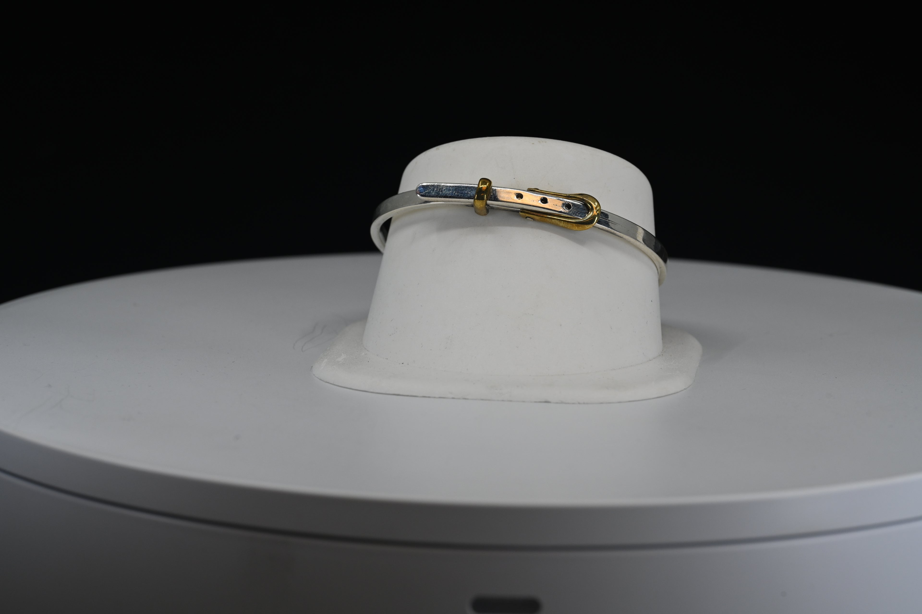 Belt Buckle Sterling Silver Hinged Bangle