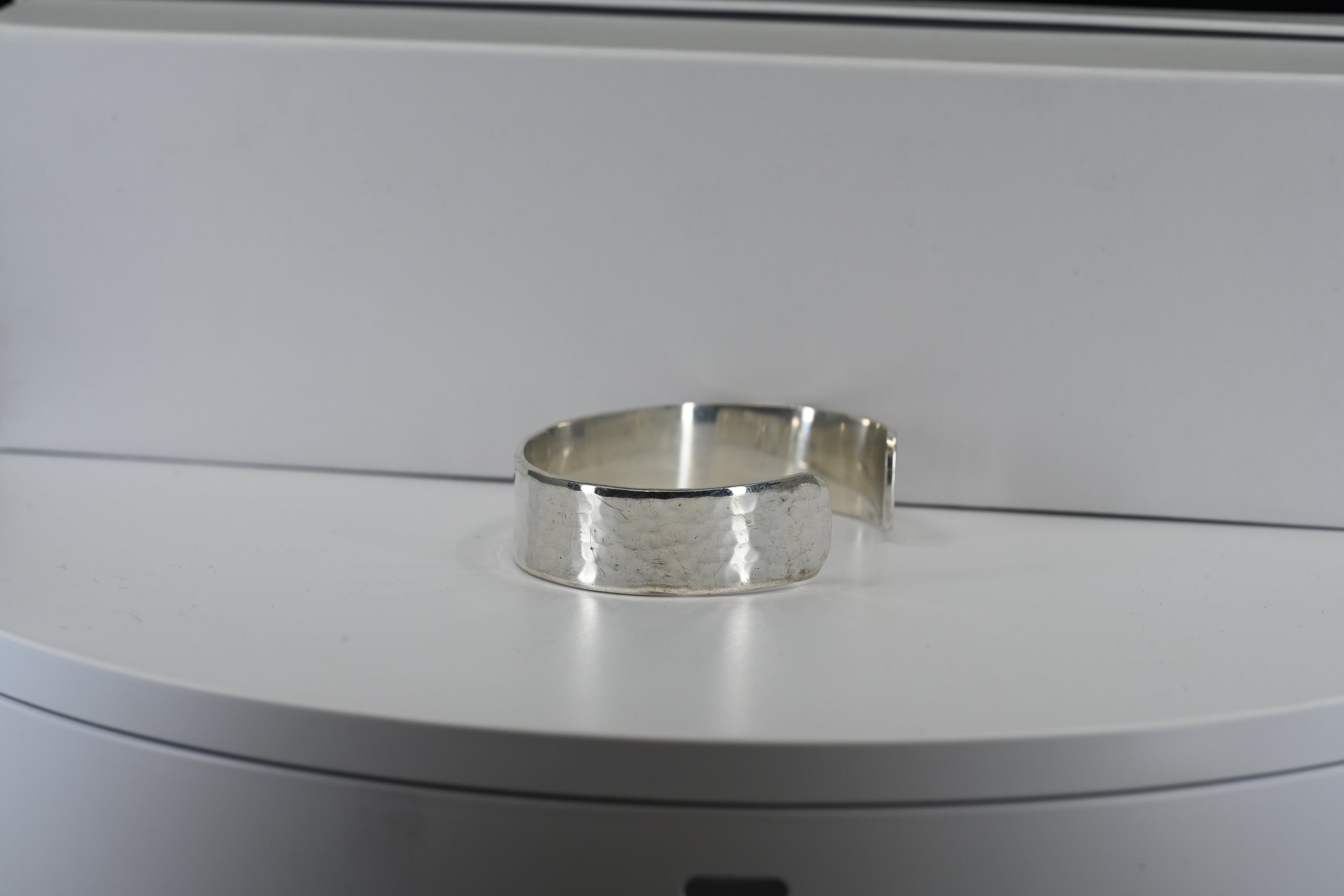 Sterling Silver Hammered Cuff Bracelet