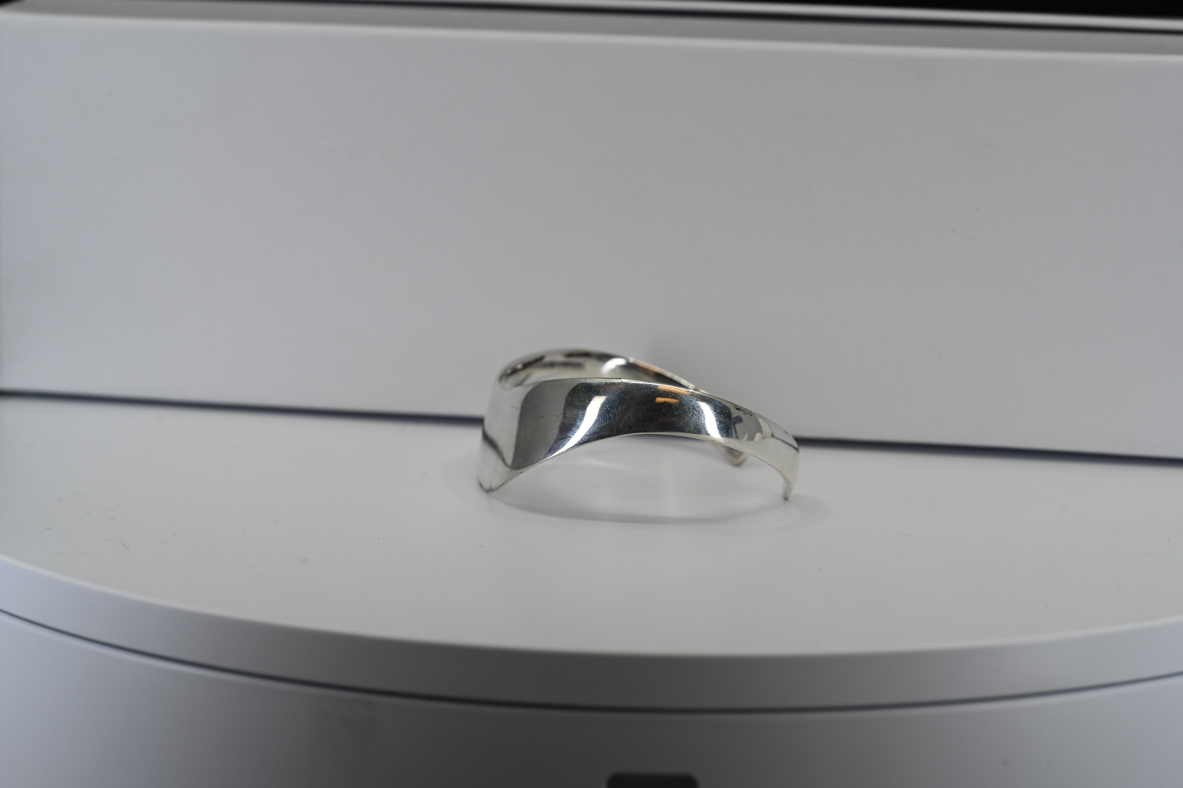 Sterling Silver Wave Cuff Bracelet