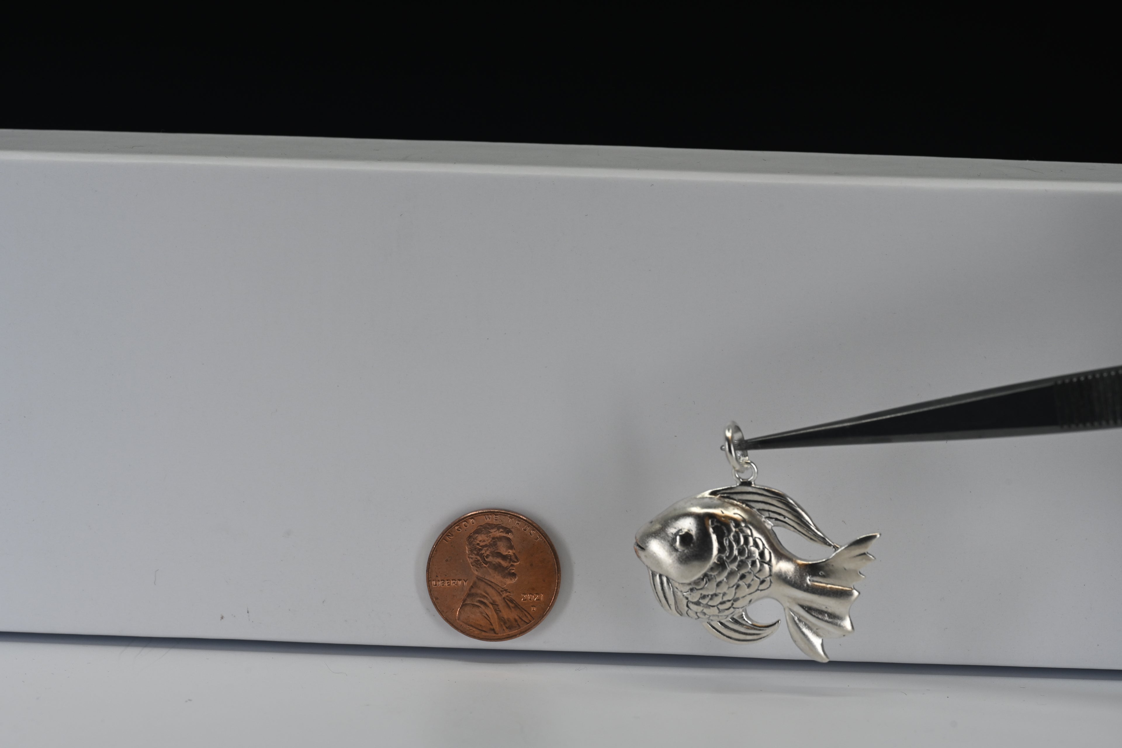 Sterling Silver Fish Pendant