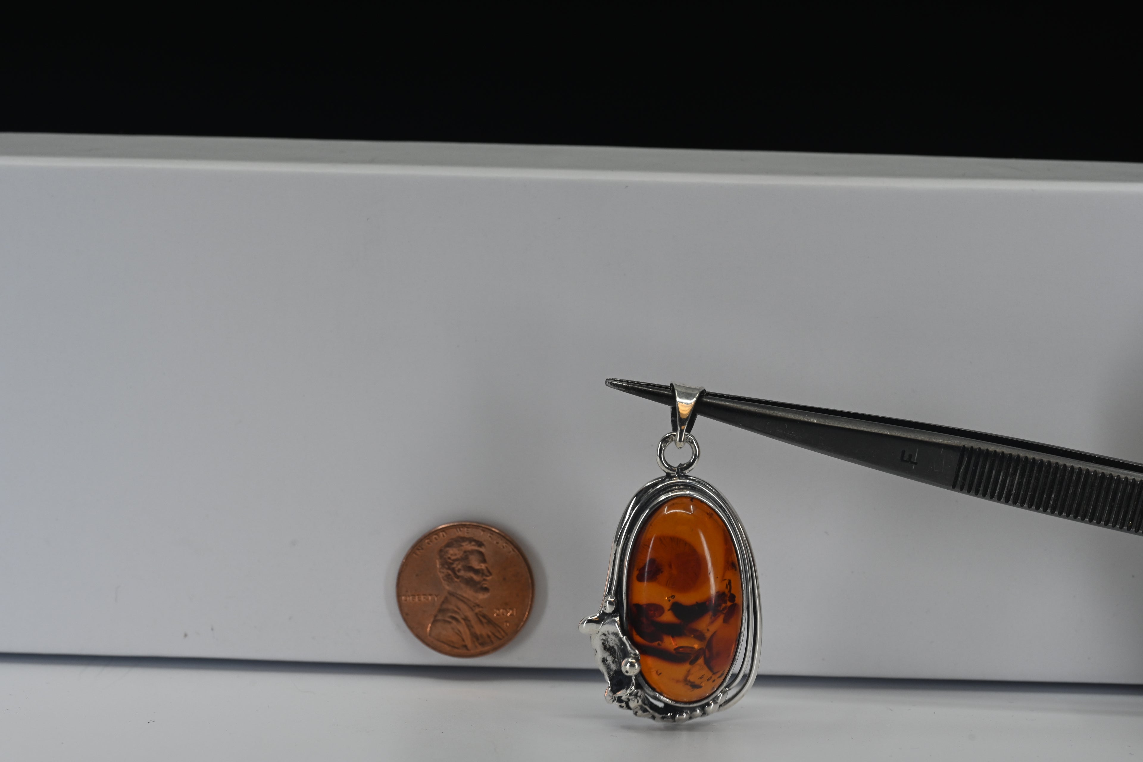 Sterling Silver Copal Pendant