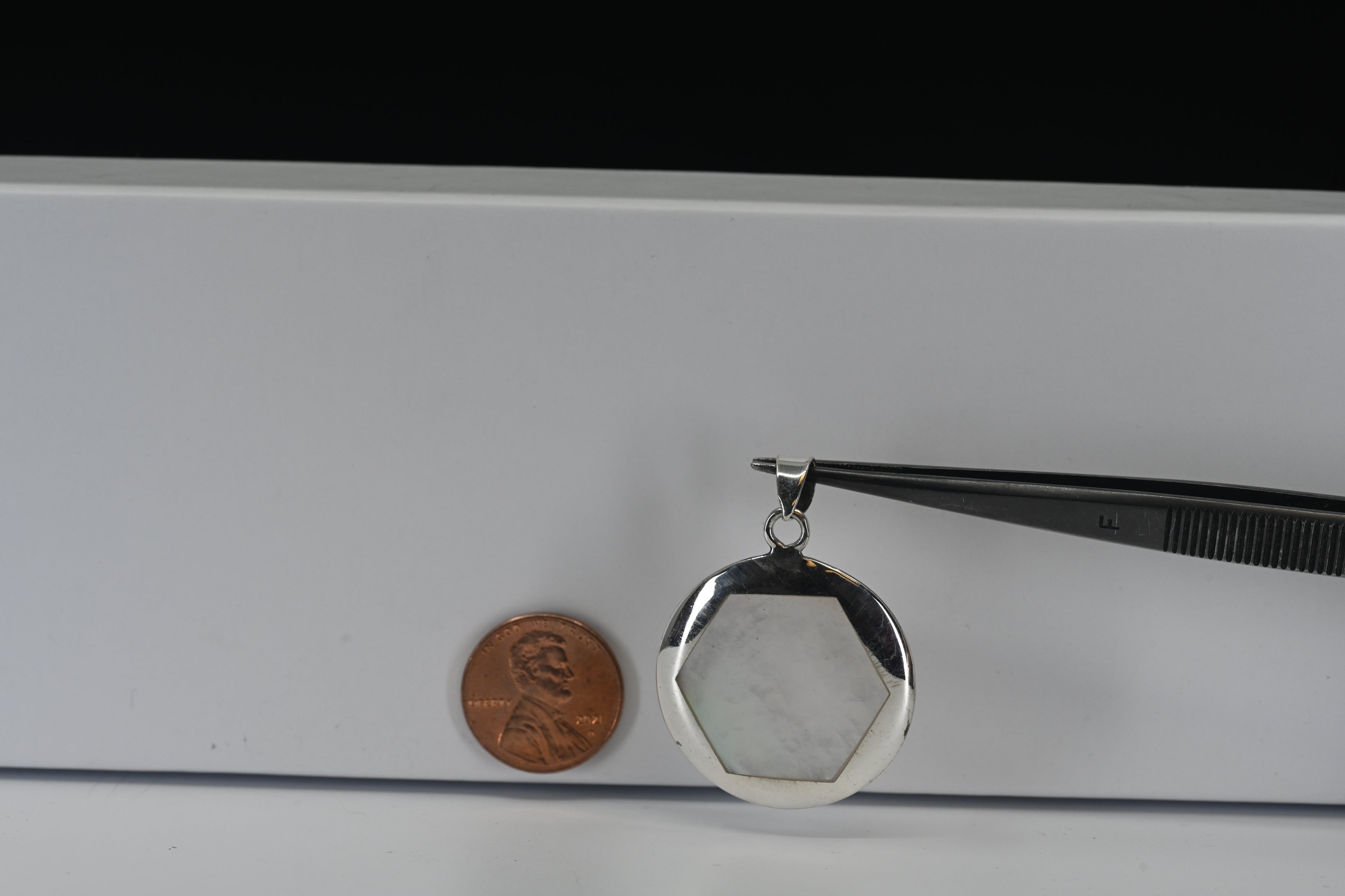 Sterling Silver Mother-Of-Pearl Pendant