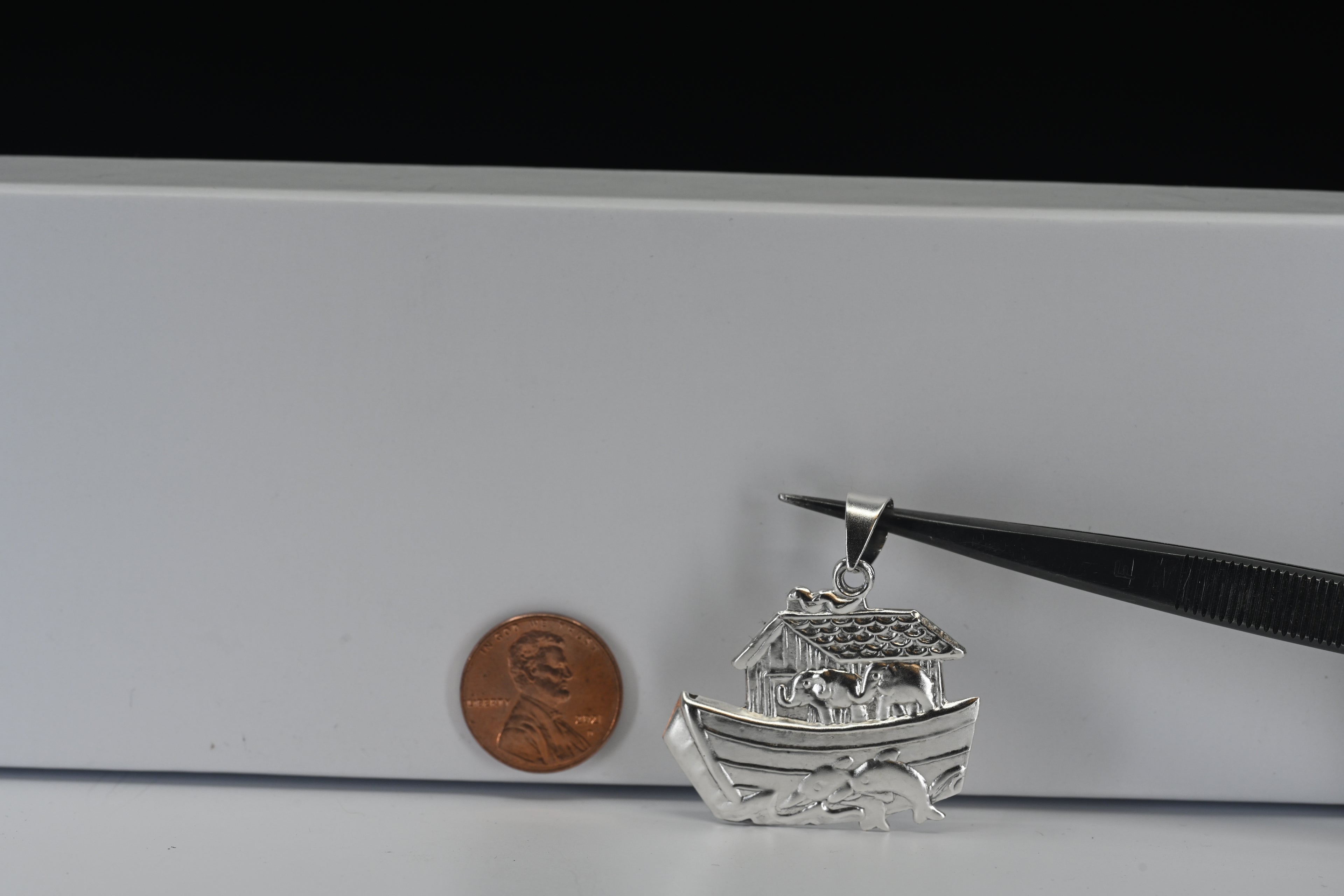 Sterling Silver Noah's Ark Pendant