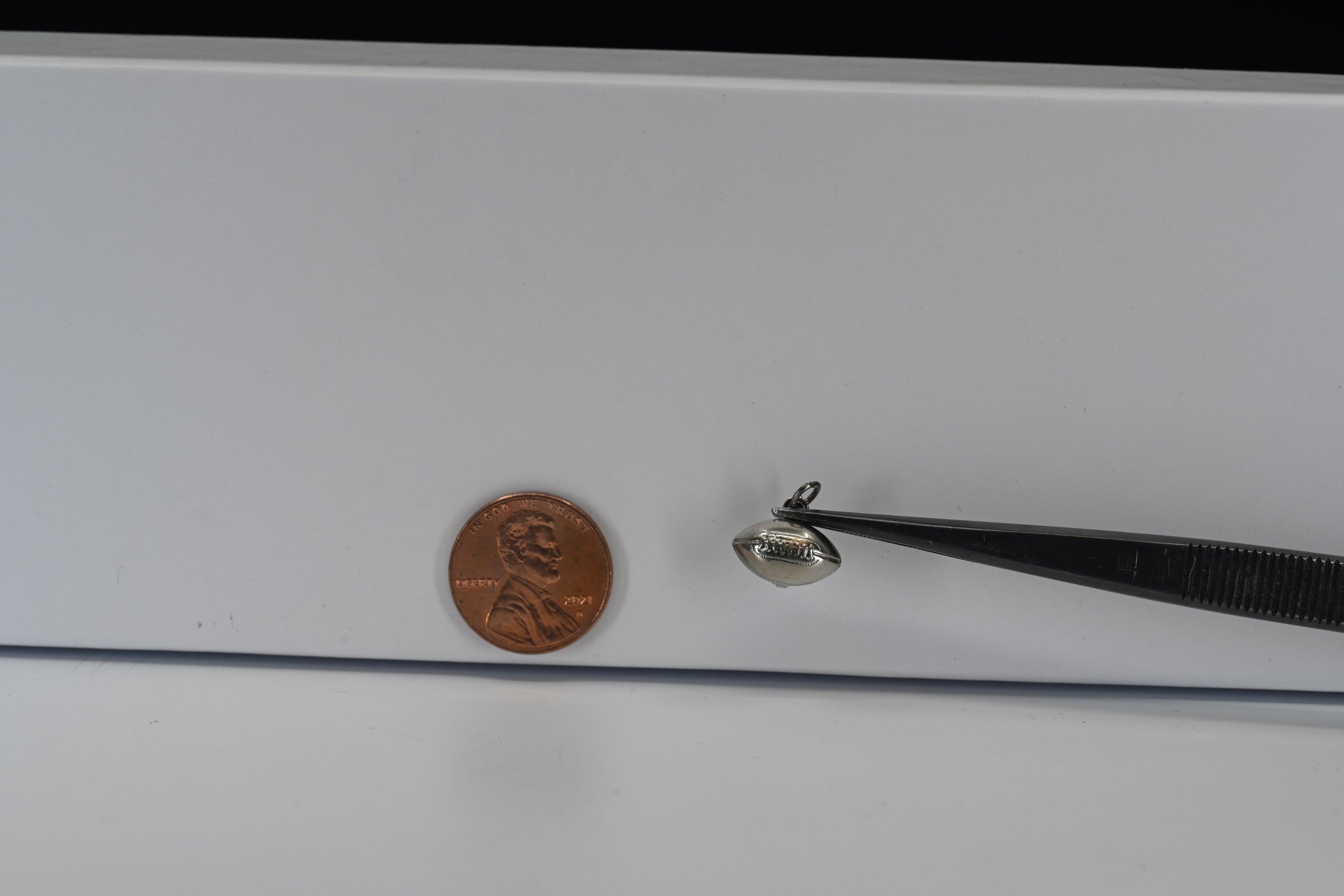 Sterling Silver Football Charm