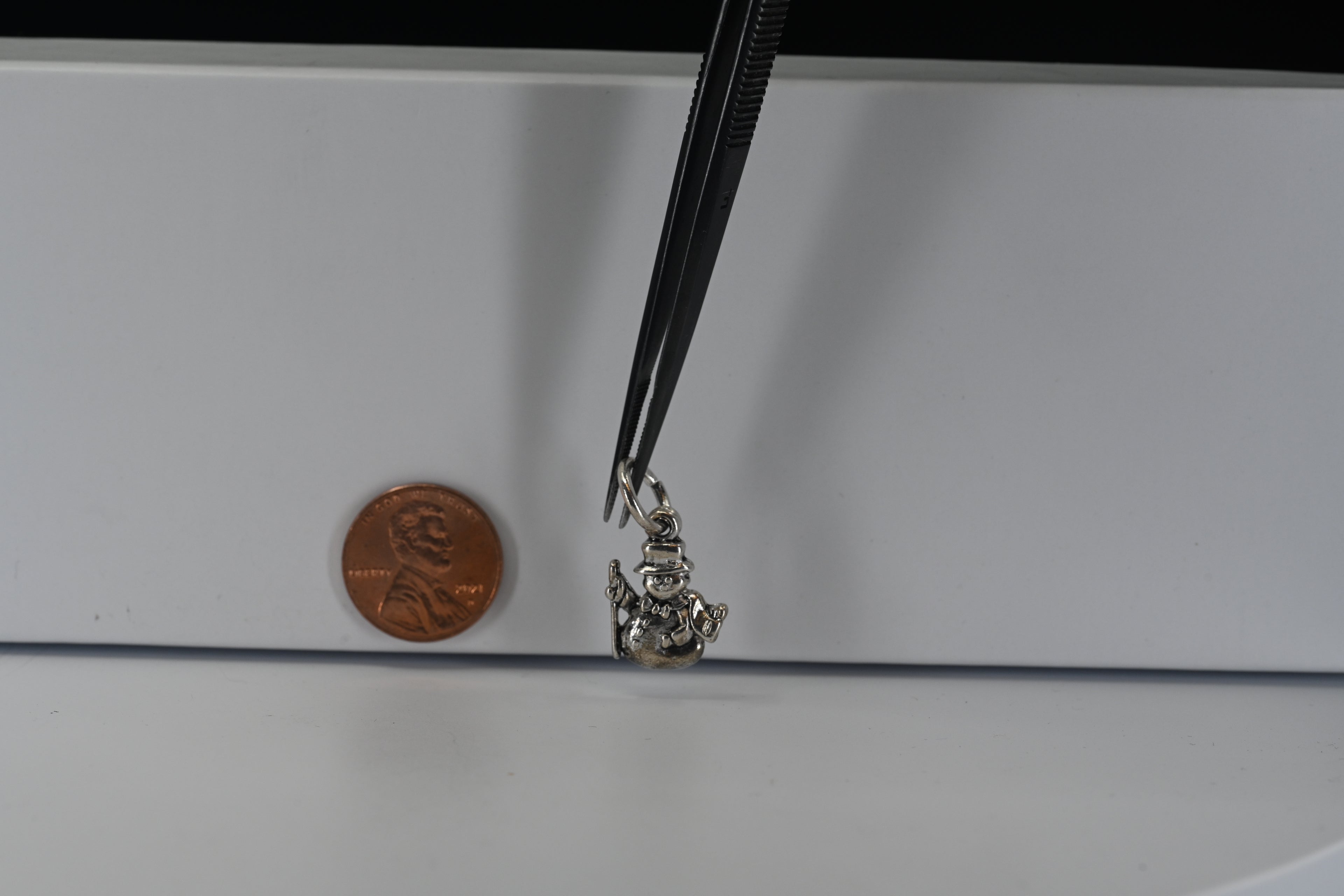 Sterling Silver Snowman Charm