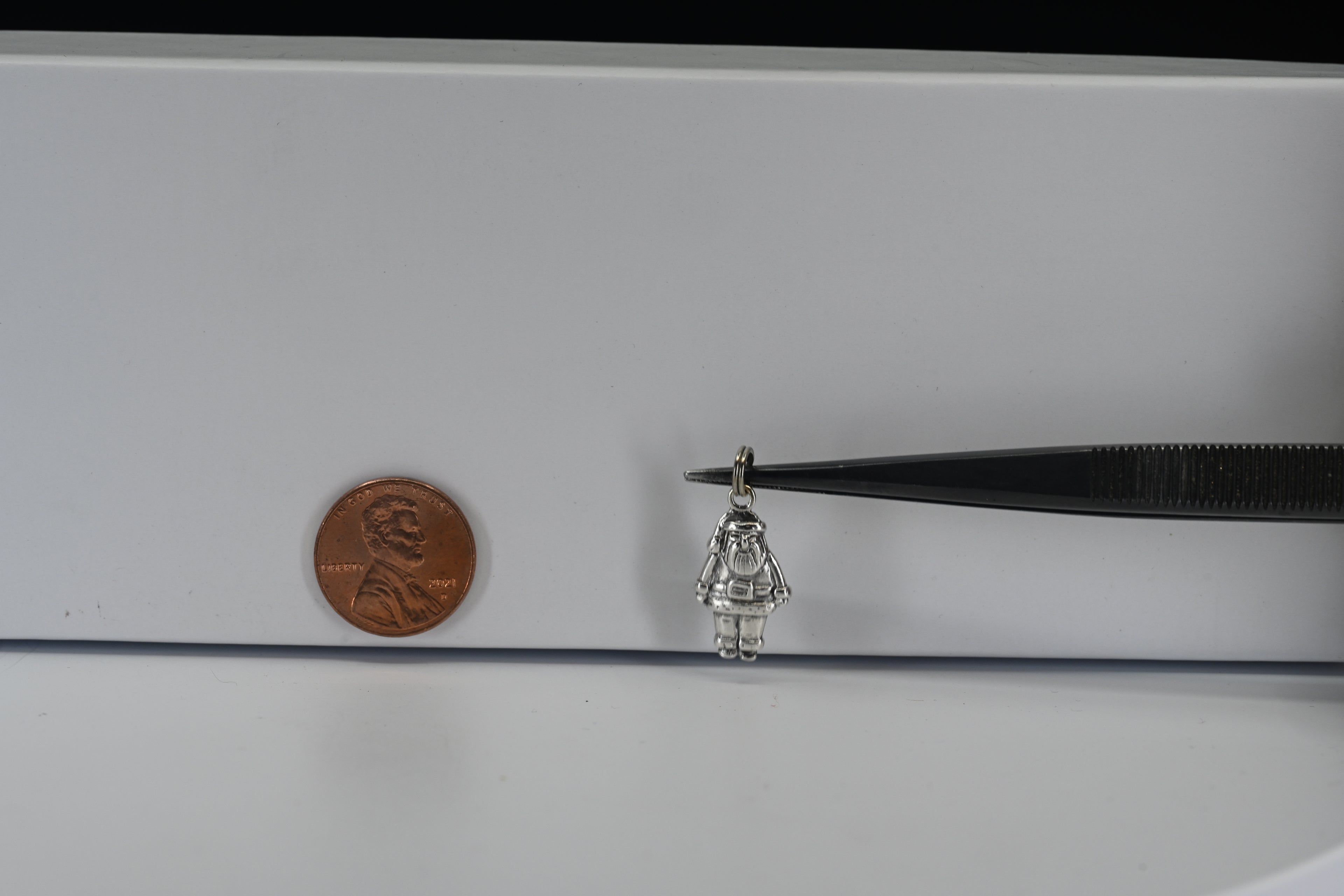Sterling Silver Santa Charm
