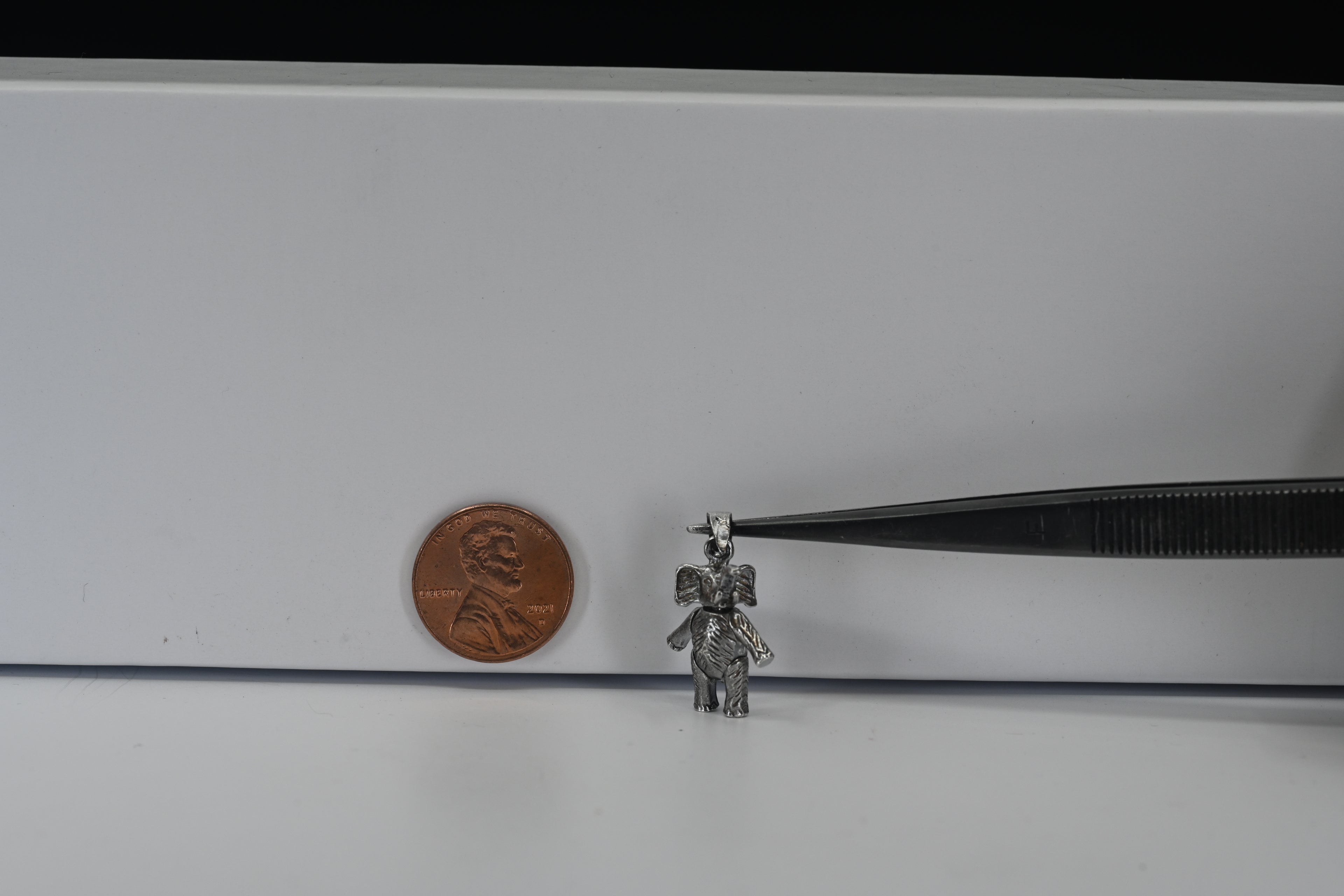 Sterling Silver Elephant Articulated Pendant
