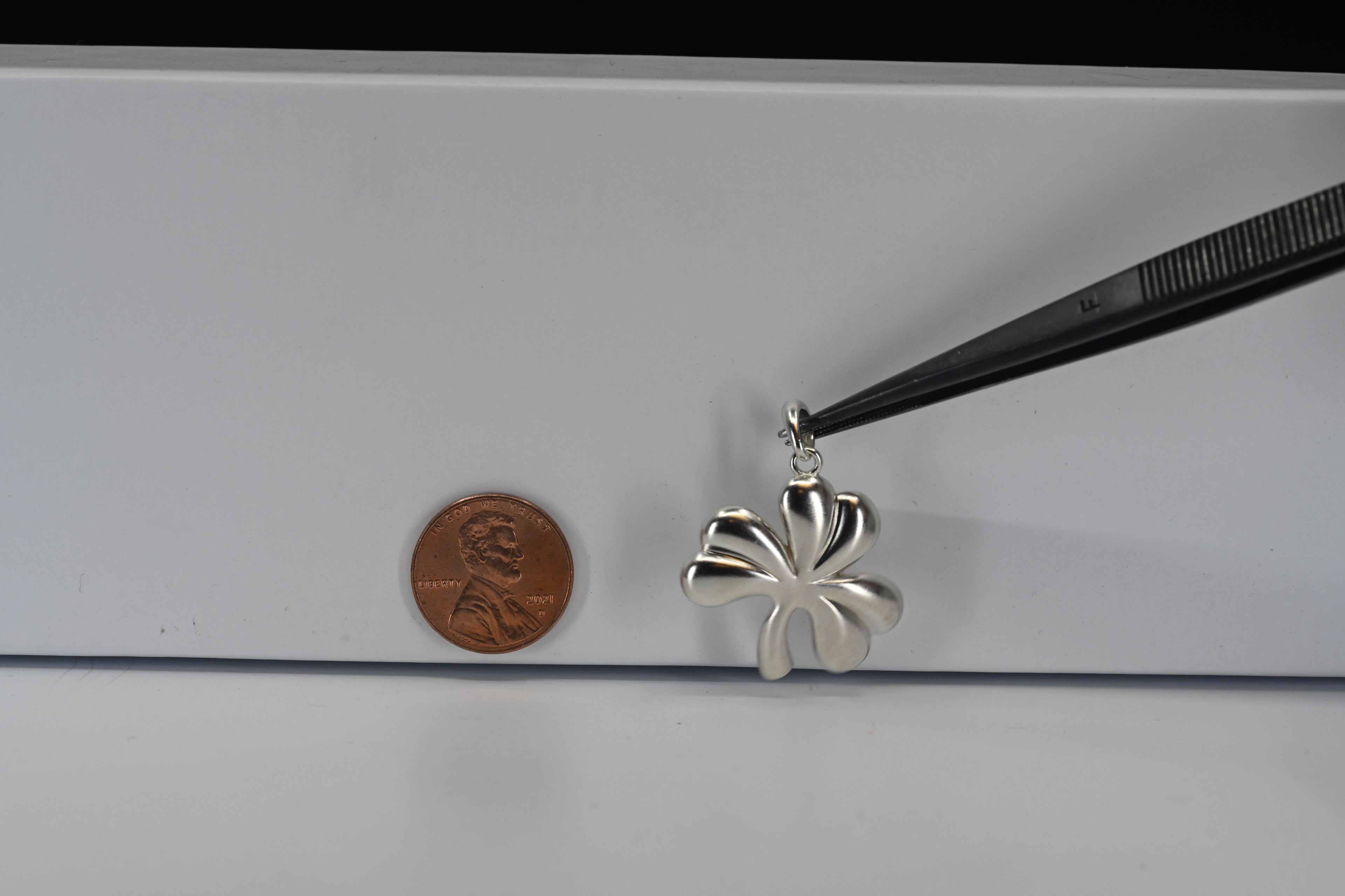 Sterling Silver Three Leaf Clover Pendant