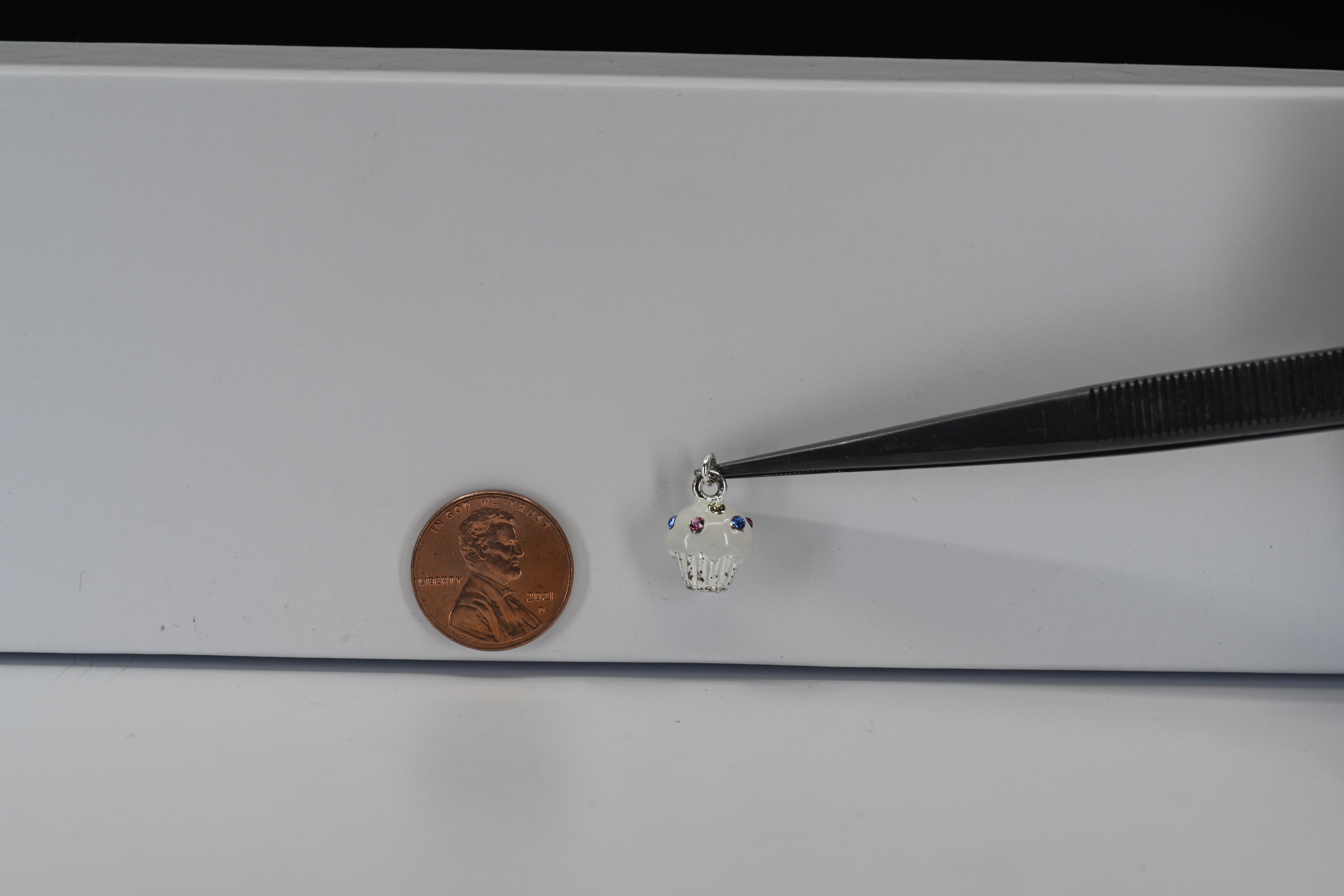 Sterling Silver Cupcake Charm