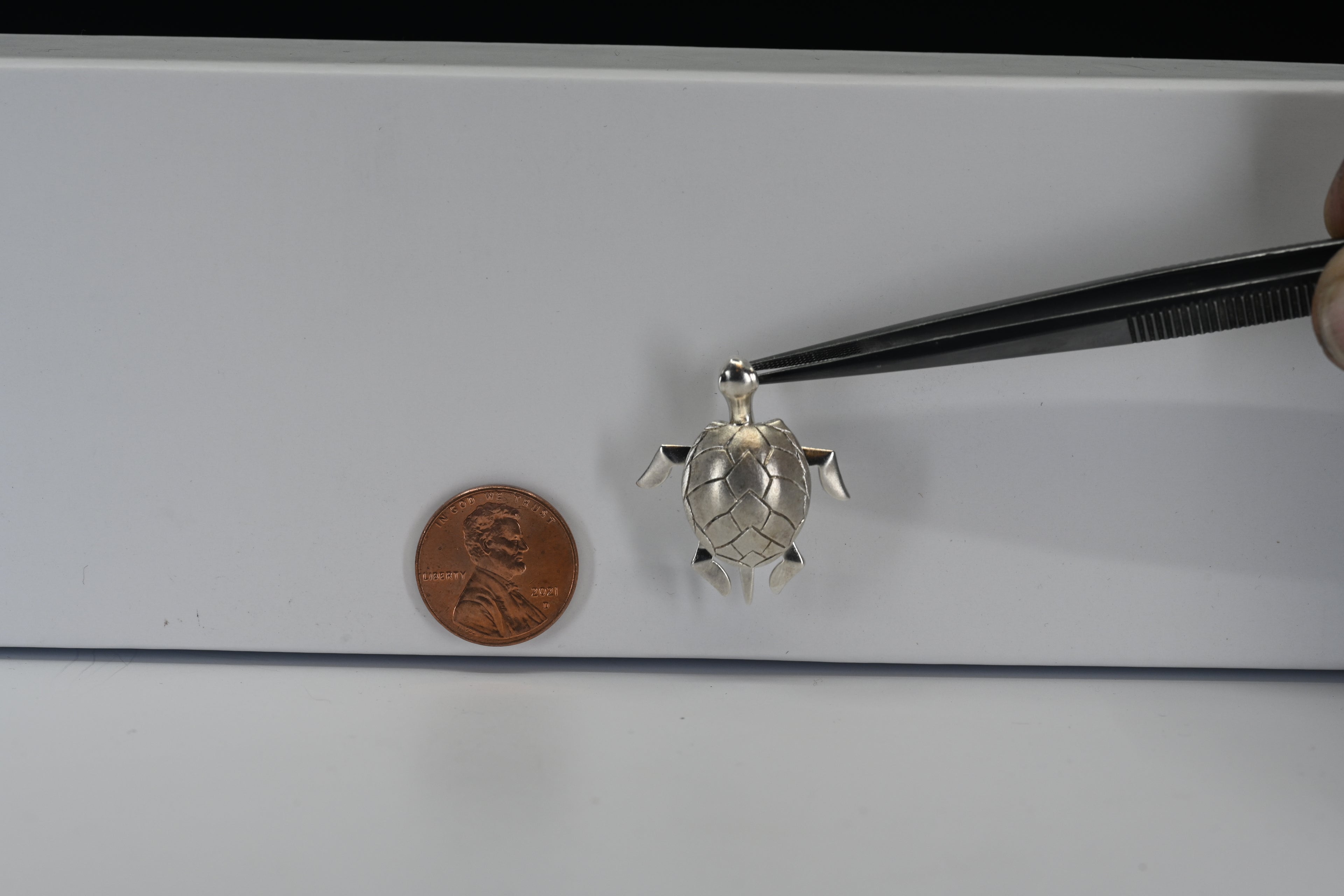 Sterling Silver Turtle Pendant