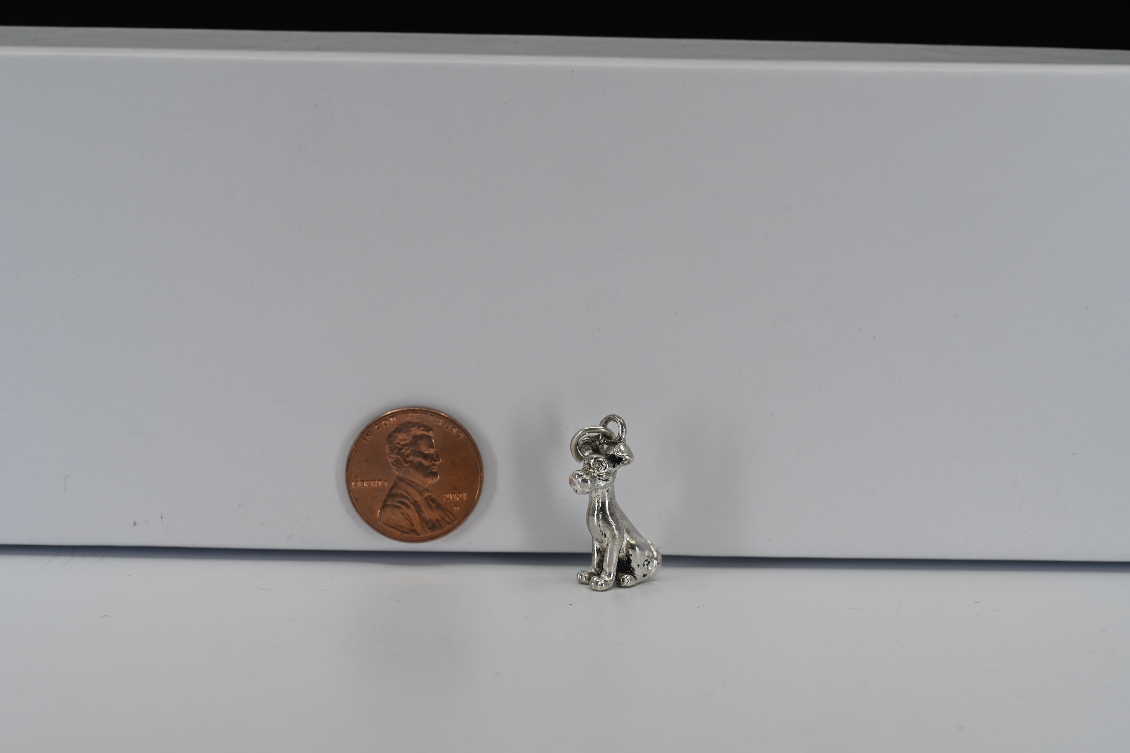 Sterling Silver Dog Charm