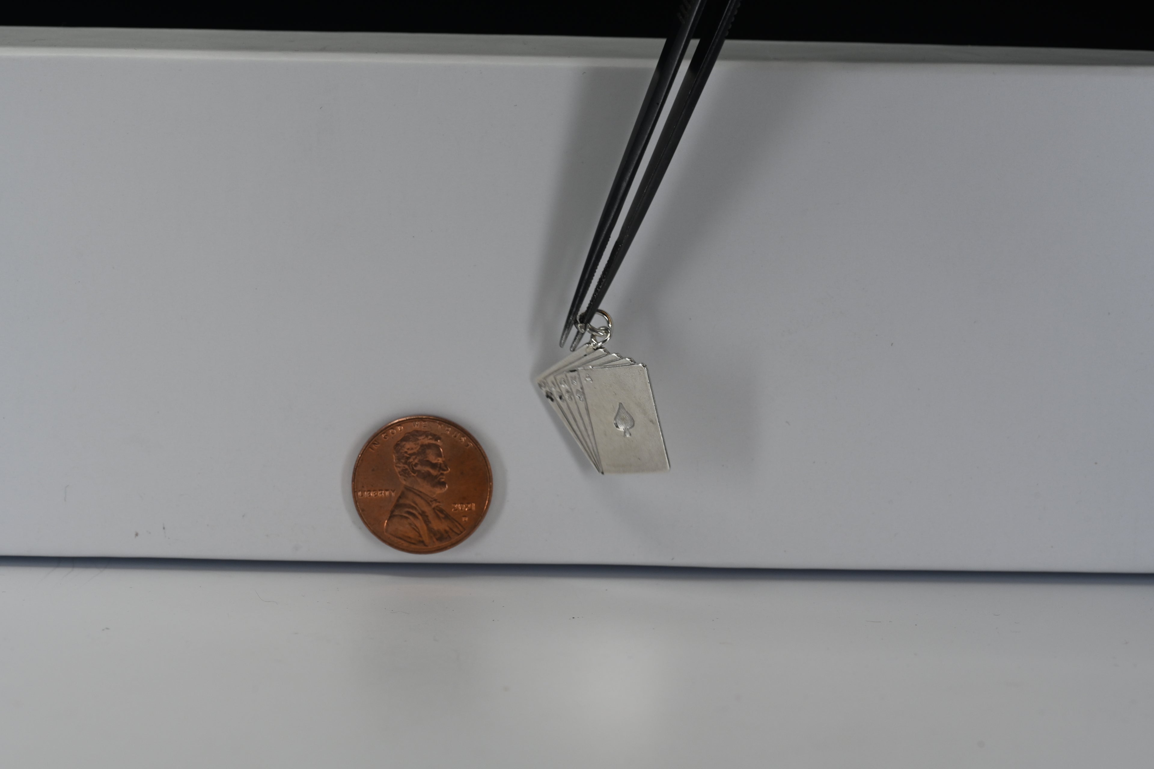 Sterling Silver Playing Cards Charm
