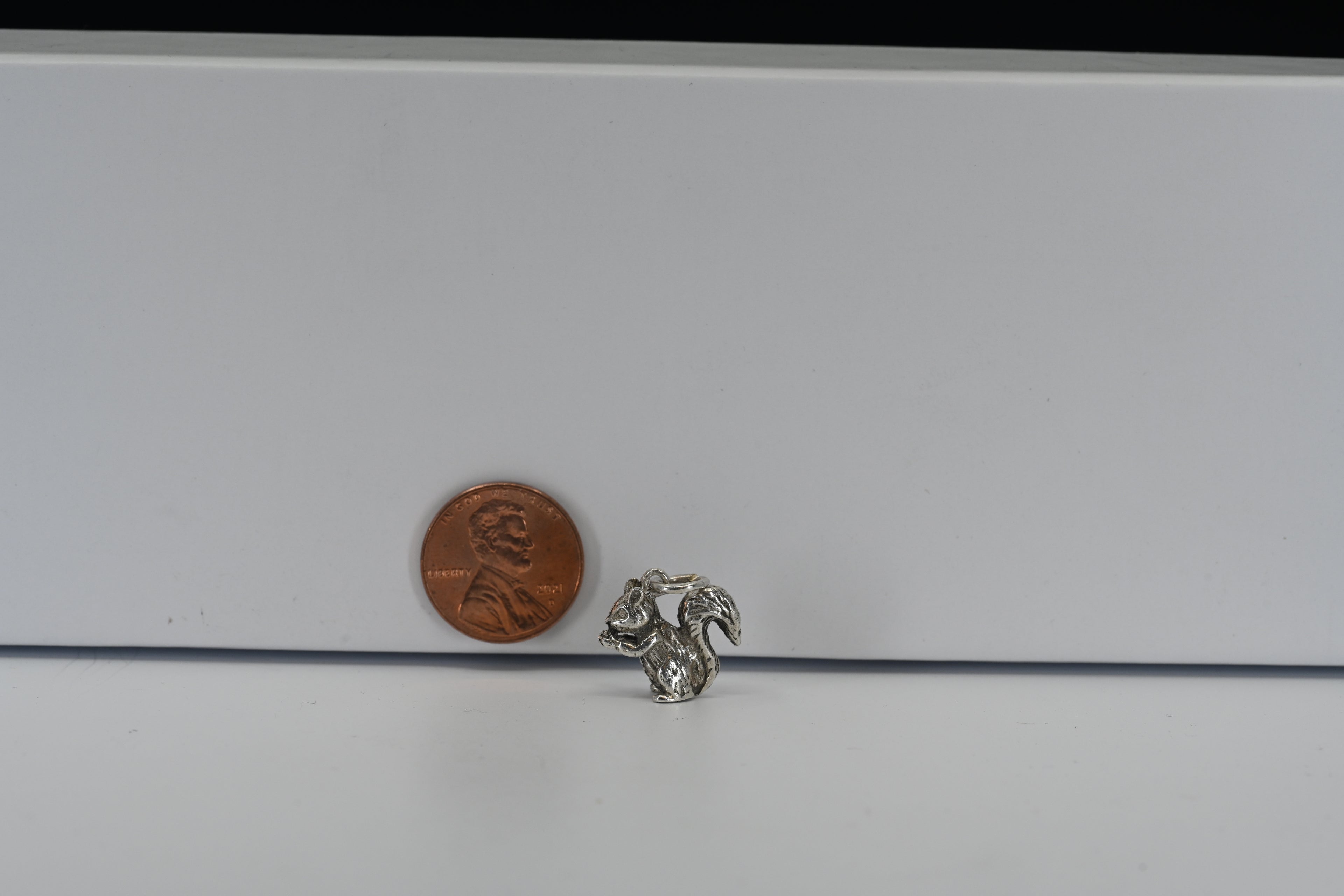 Sterling Silver Squirrel Charm