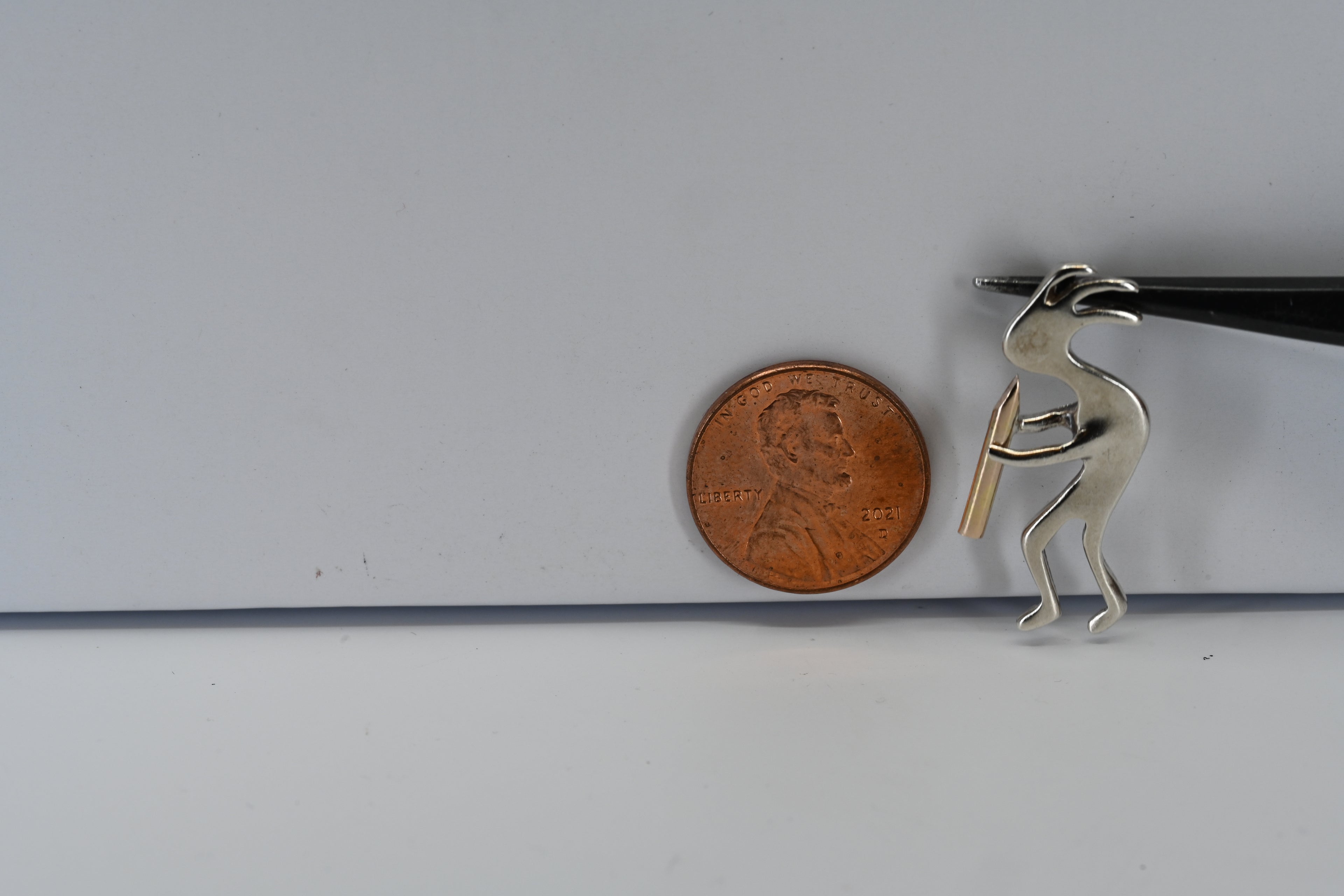 Sterling Silver  Kokopelli Pendant