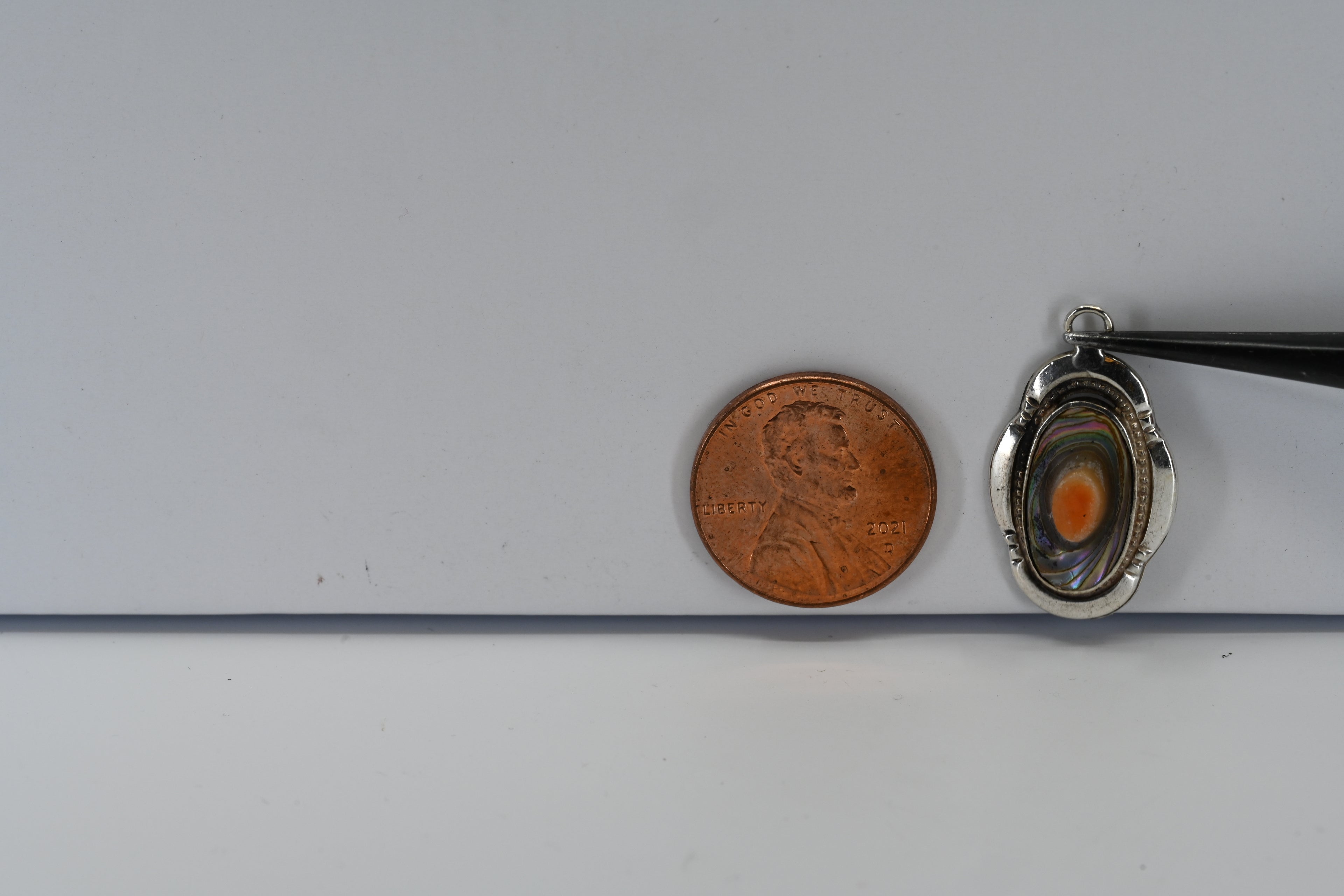 Sterling Silver Abalone Pendant