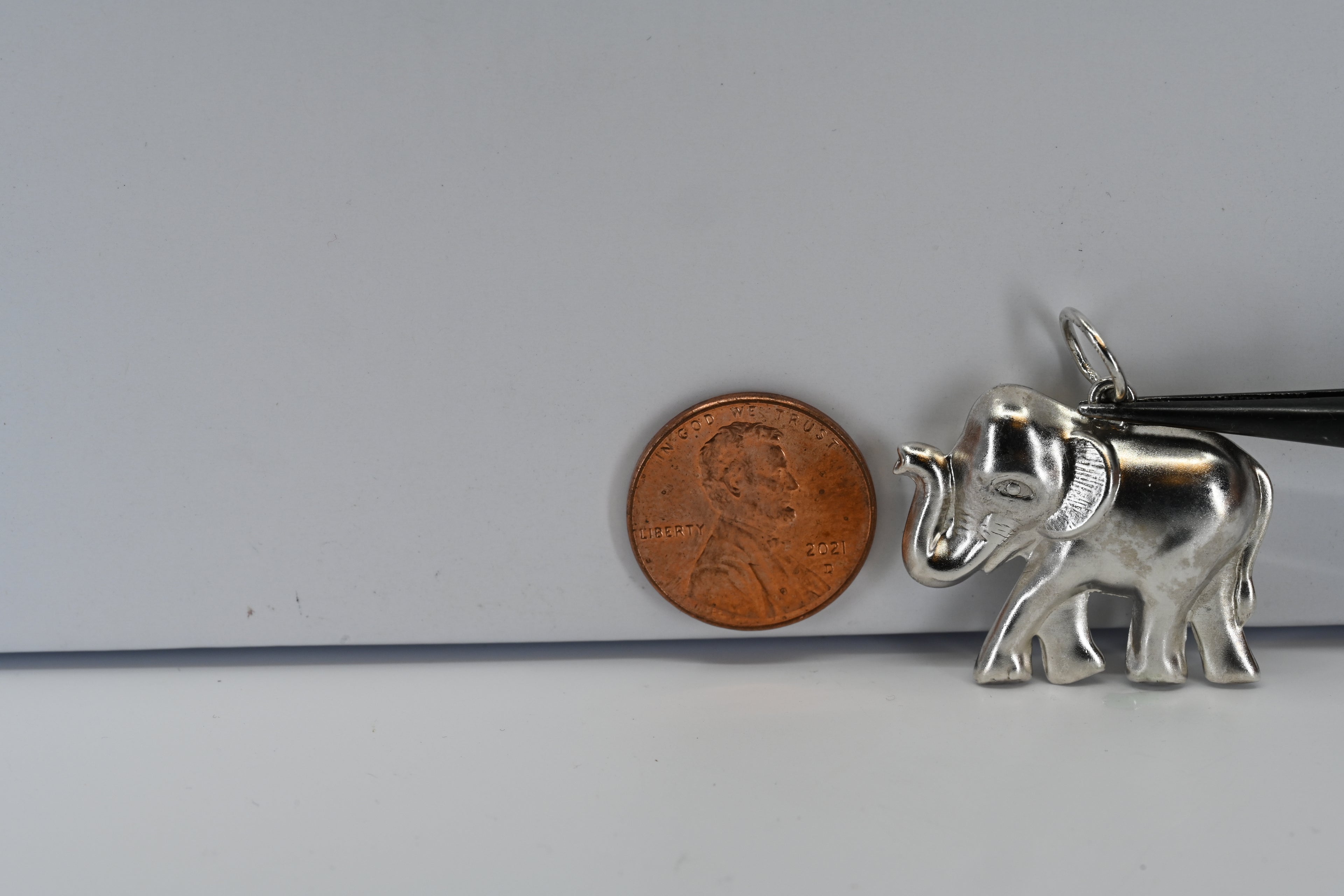 Sterling Silver Elephant Pendant