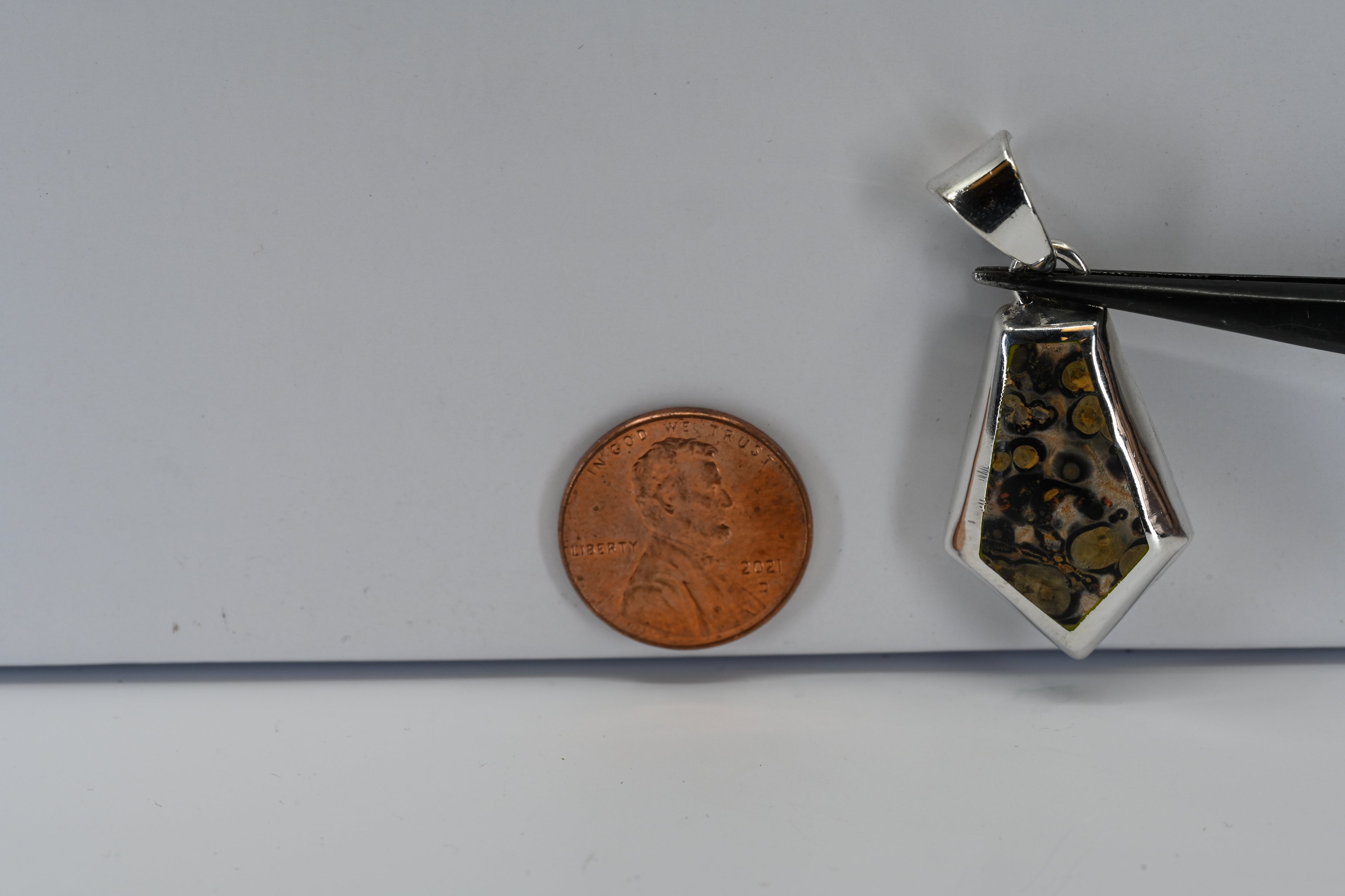 Sterling Silver Cabochon Cut Pendant
