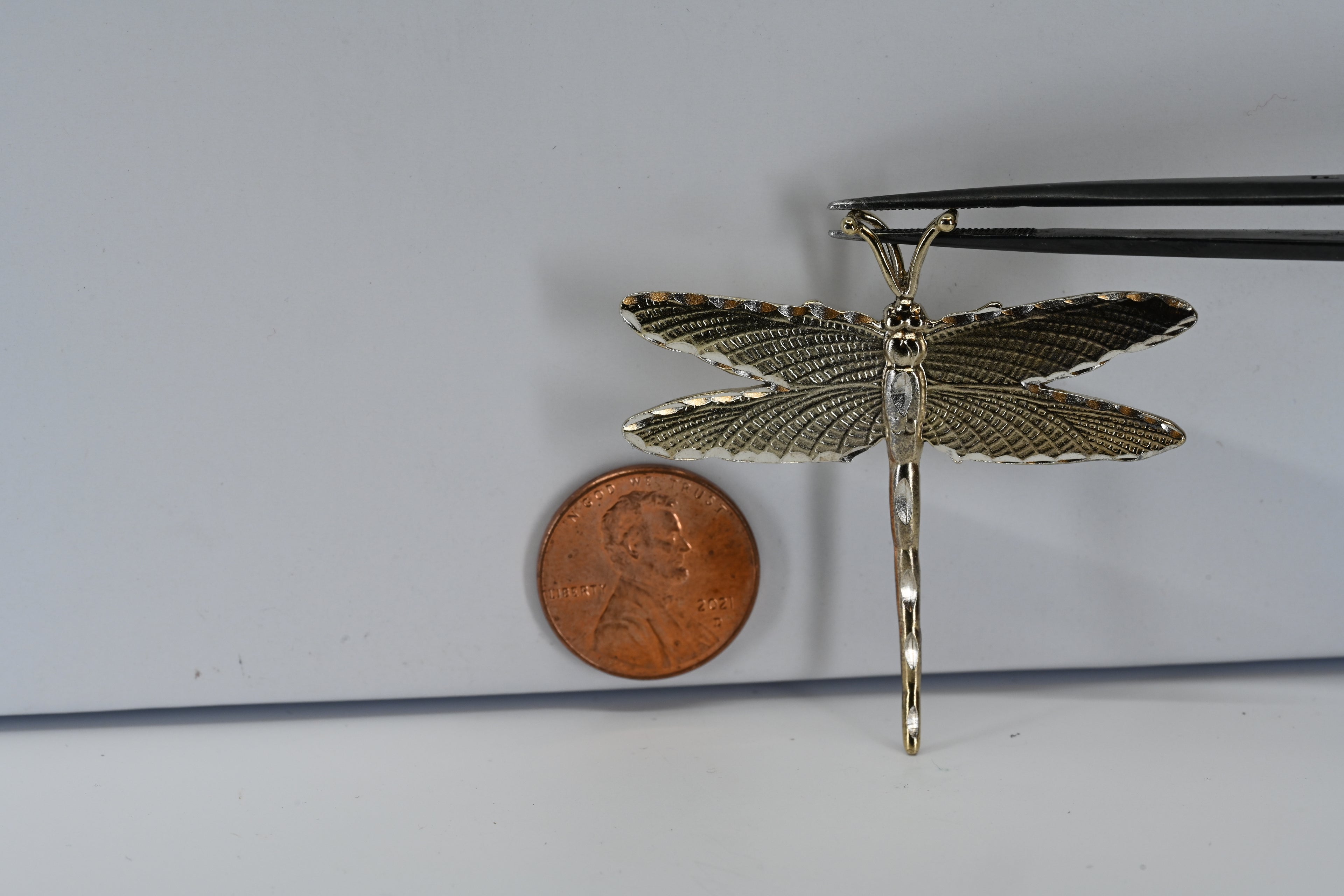 Sterling Silver Dragonfly Pendant
