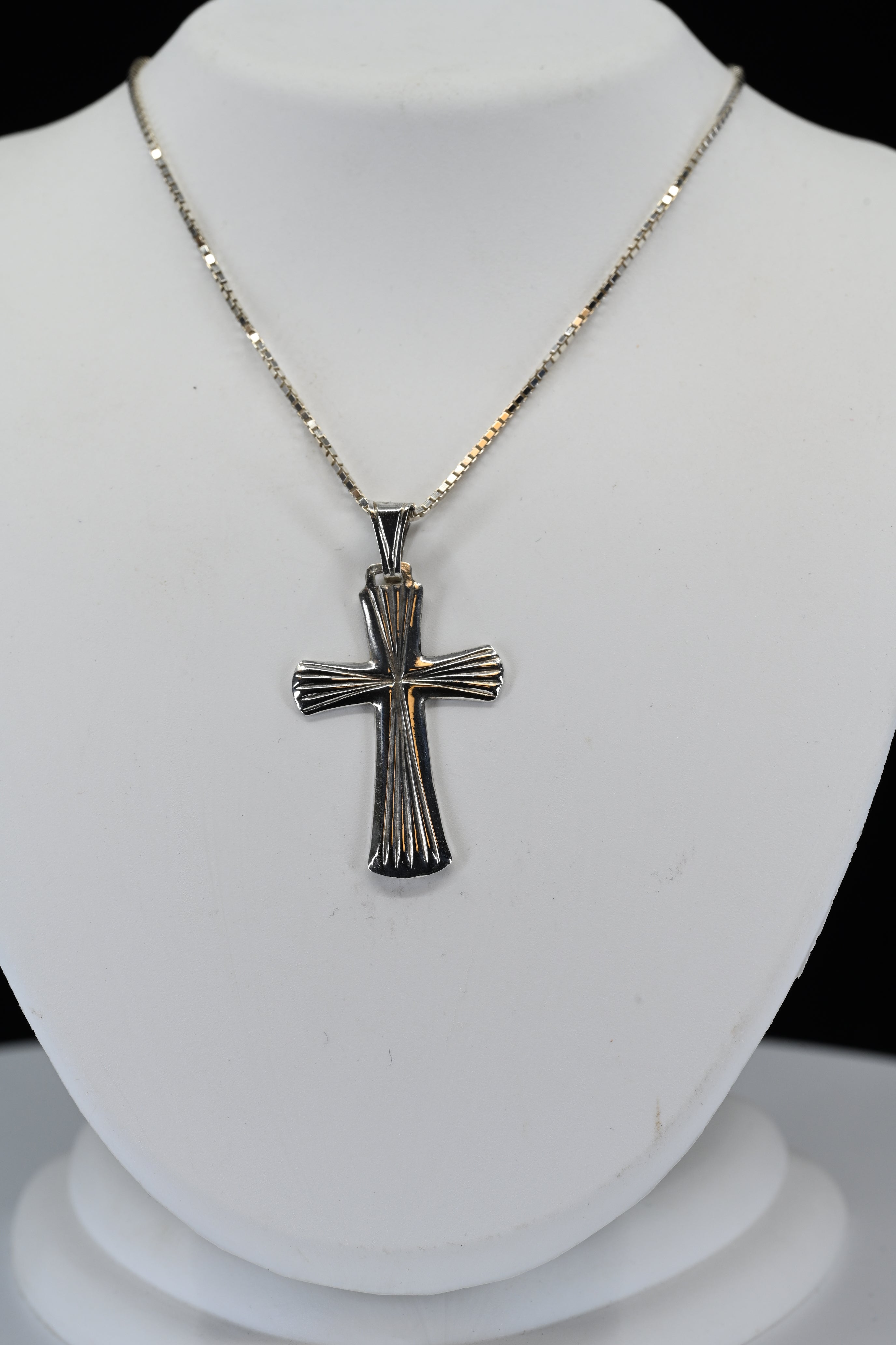 Sterling Silver Cross Necklace