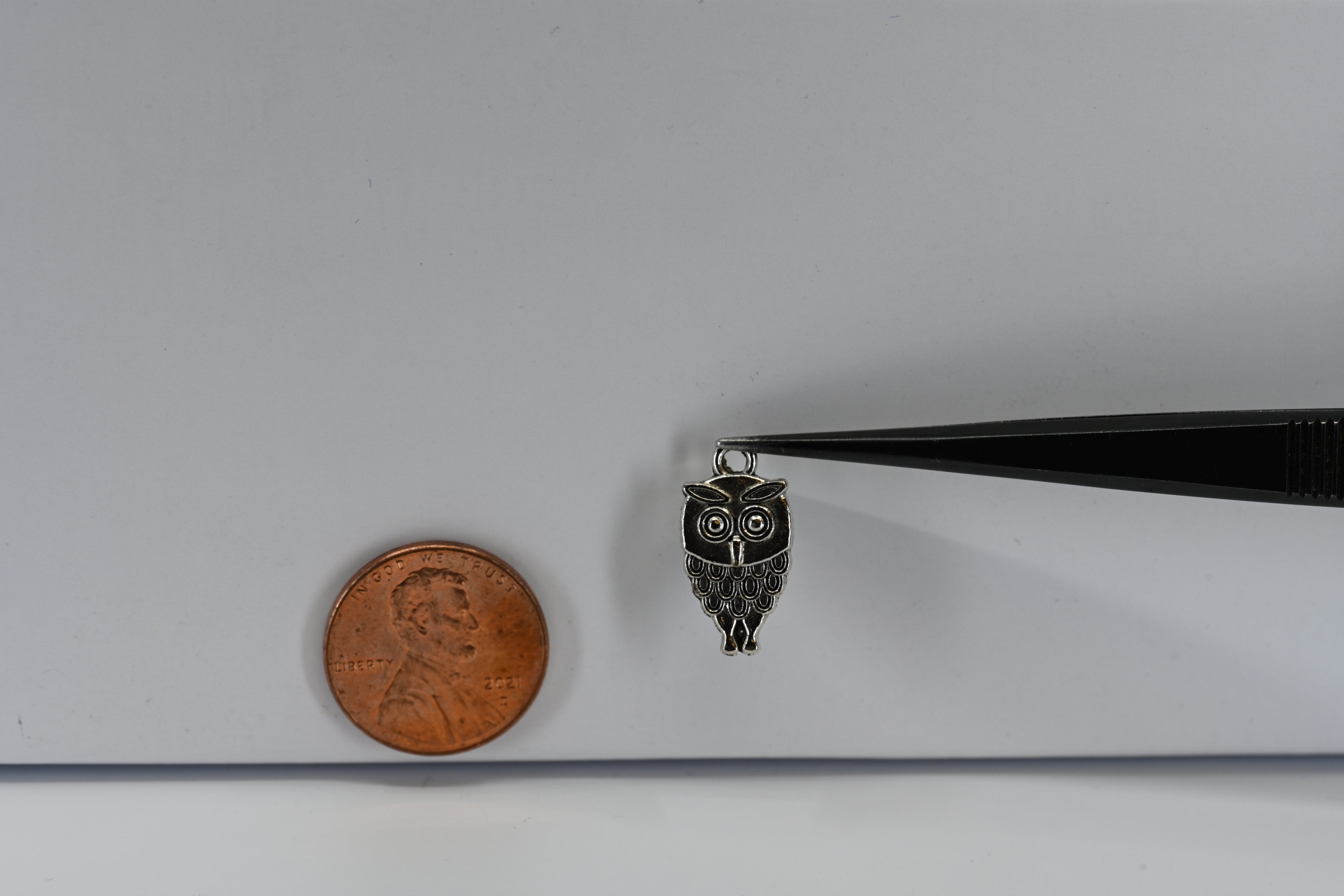 Sterling Silver Owl  Charm