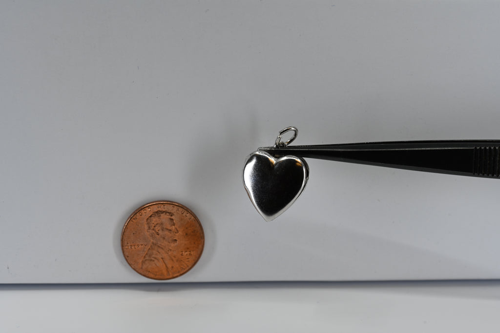 Sterling Silver Heart Locket Charm