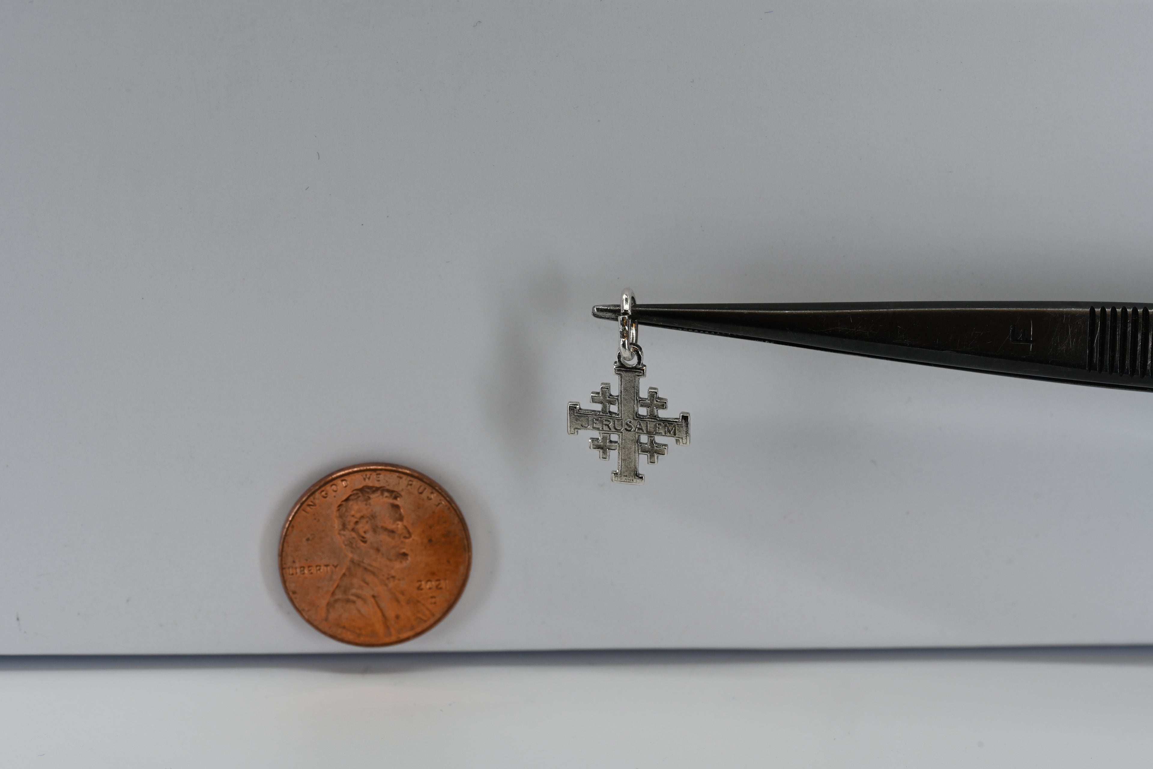 Sterling Silver Jerusalem Cross Charm