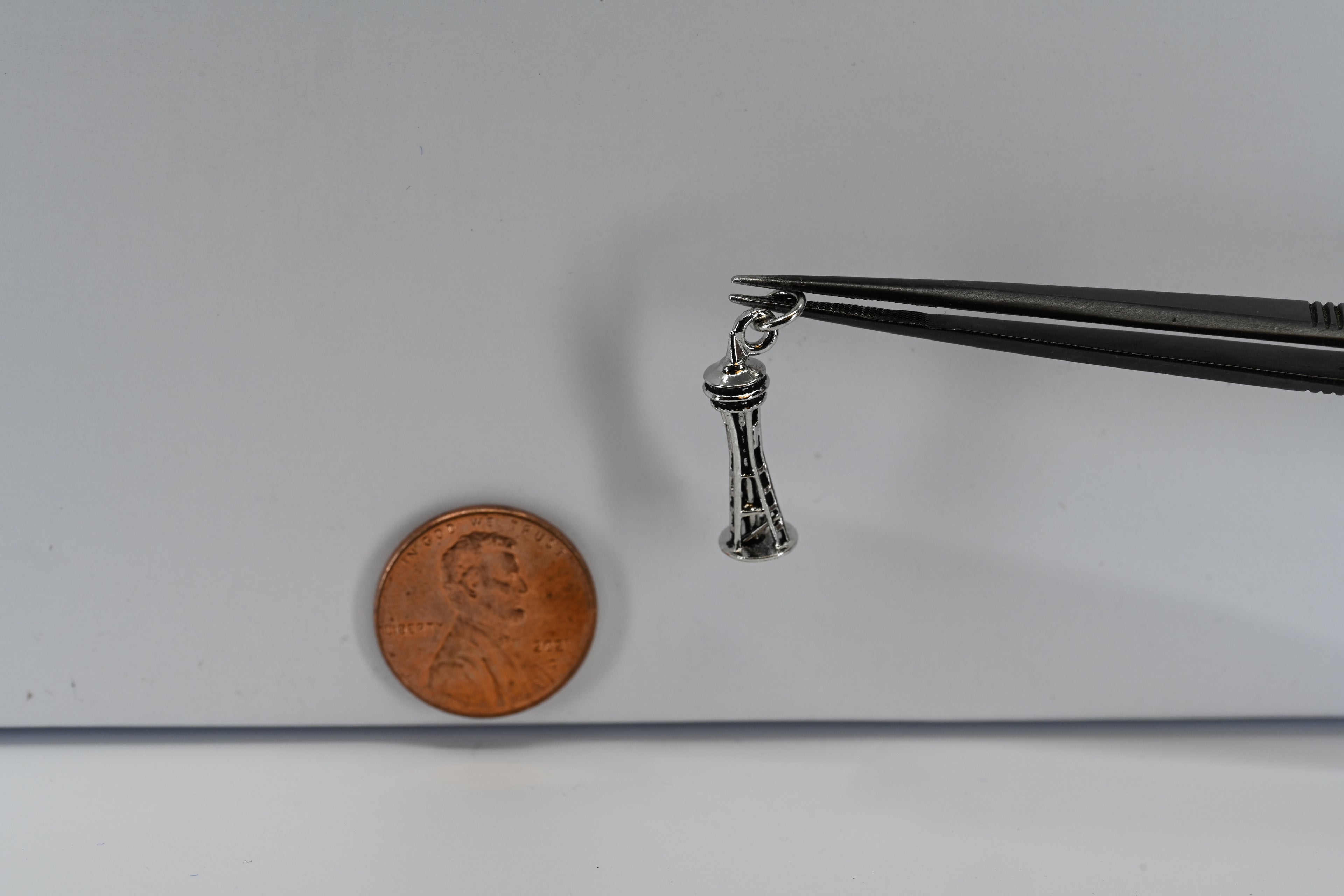 Sterling Silver Seattle Eye Charm